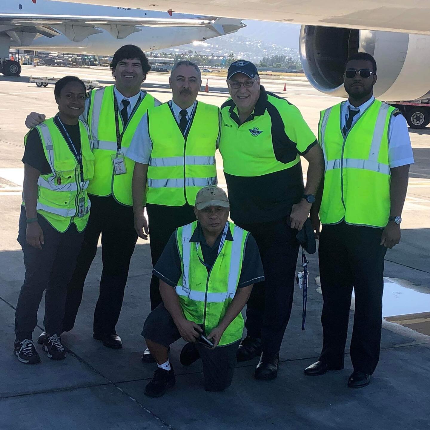 Thank you to all of our dedicated team members! This fun, hardworking crew is getting ready to depart beautiful #hawaii.