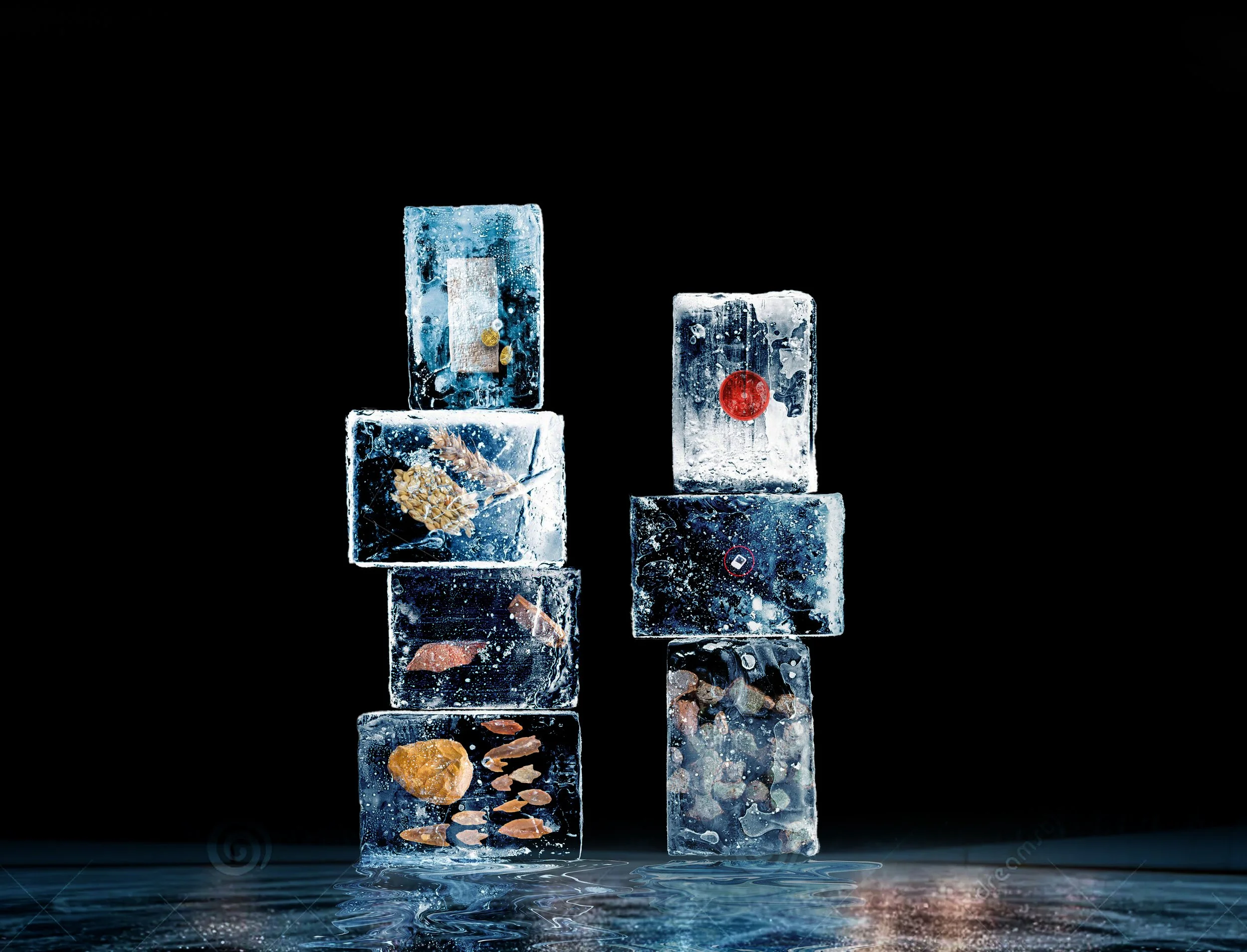 Paleo Future Archive installation