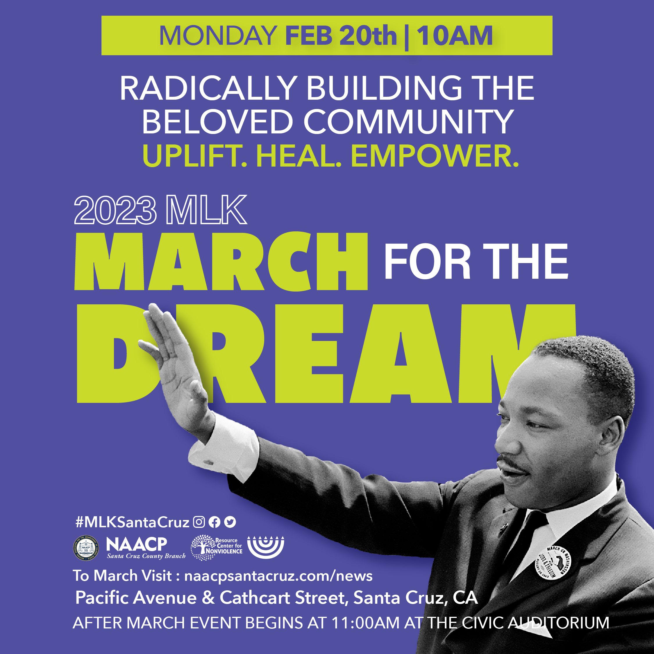 Rescheduled!! 2023 MLK March for the Dream