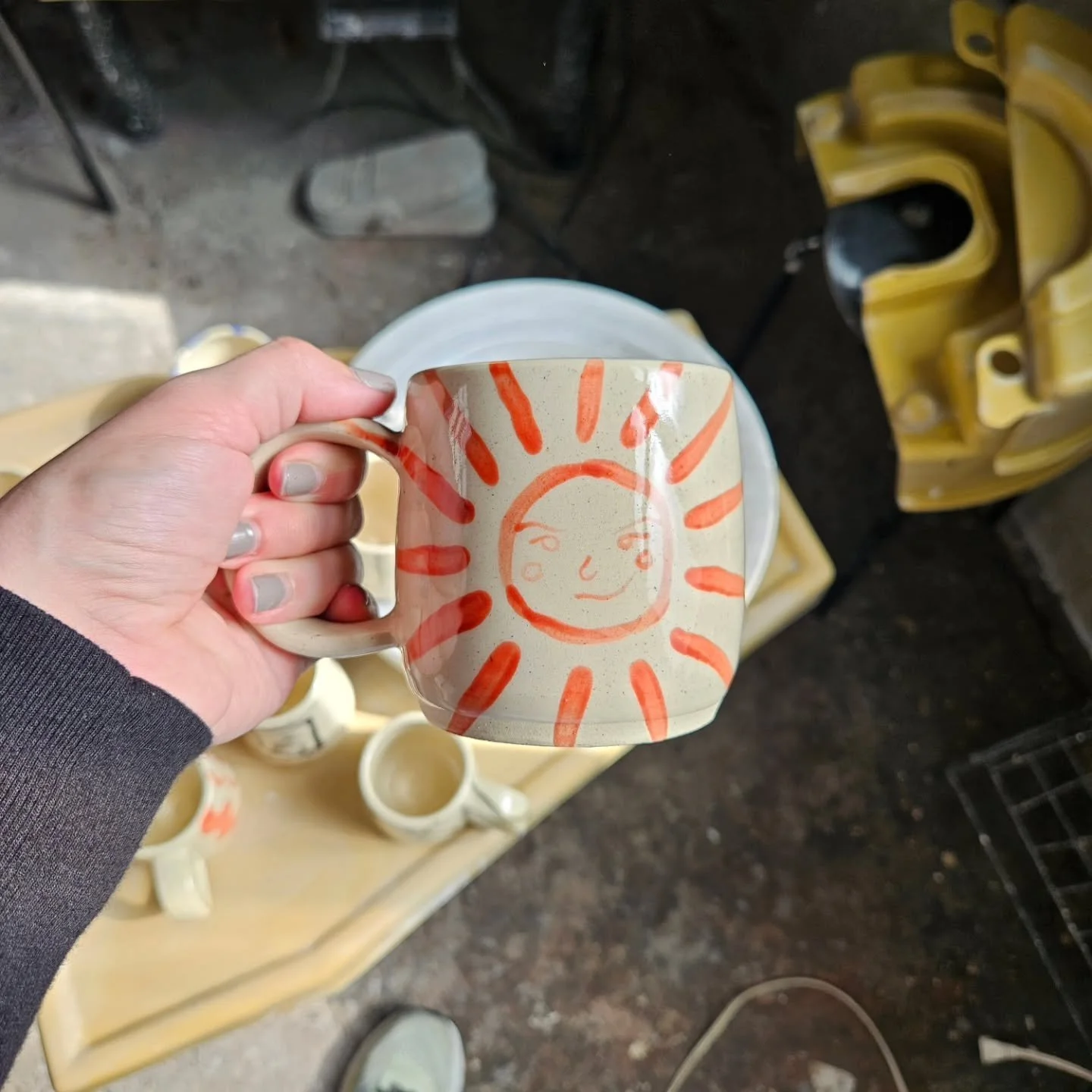 I took some fun mugs to @shopmadiandcompany today! She has quite a few new things so be sure to stop by and check everything out.