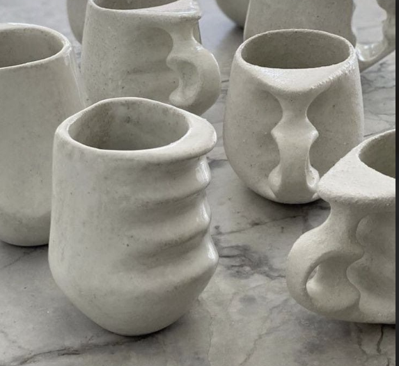 Sculpted Hand Form Mug