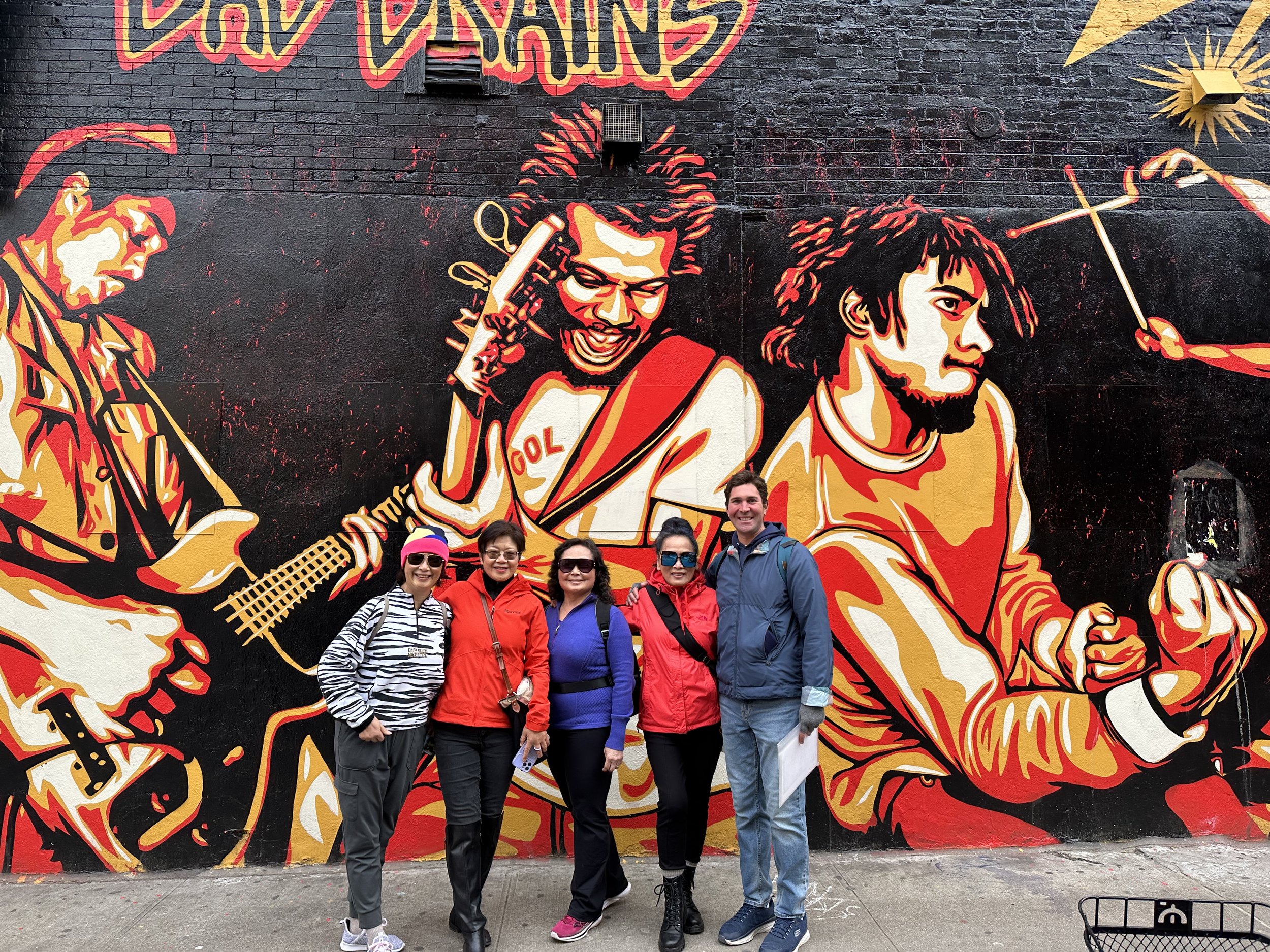 Lower East Side walking tour - Bad Brains mural