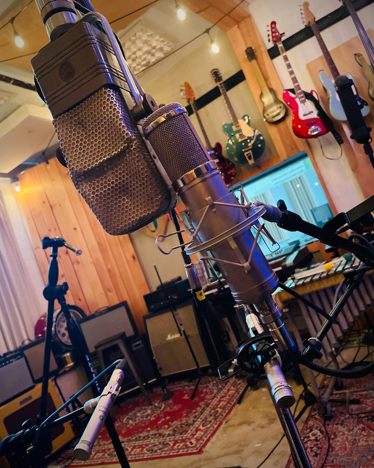 My office away from my office this week...The CREAMERY STUDIO in Brooklyn.

&quot;FRANKIE&quot; was used while recording simultaneous guitar and croonings.