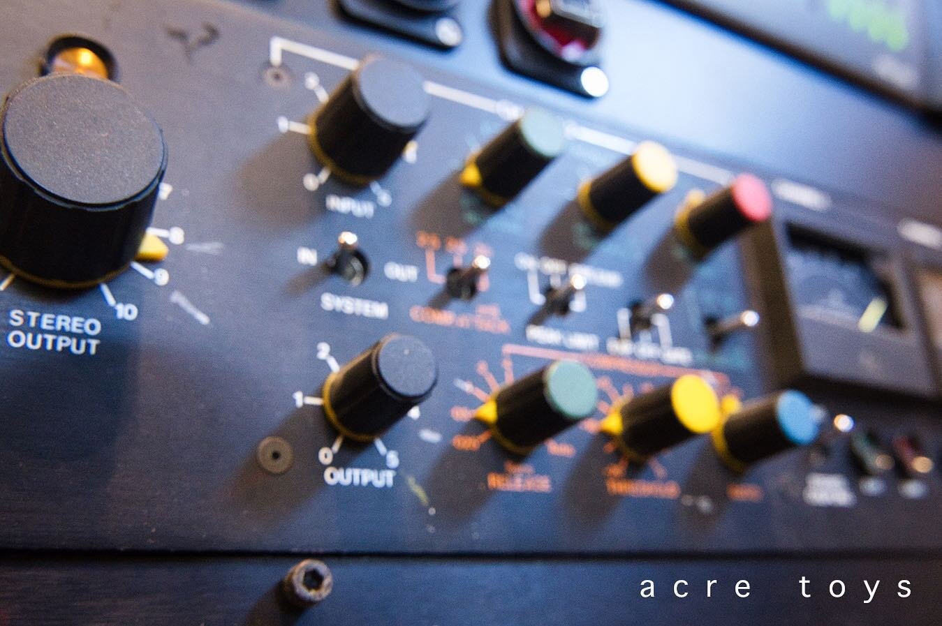 Acre toys #13 ADR Compex F760X-RS compressor/ limiter
 
I want to share some of my favorite toys used at ACRE.  These scribblings are independent thoughts with no affiliation to any company and will be intentionally unscientific...
 
Yes yes, &rsquo;