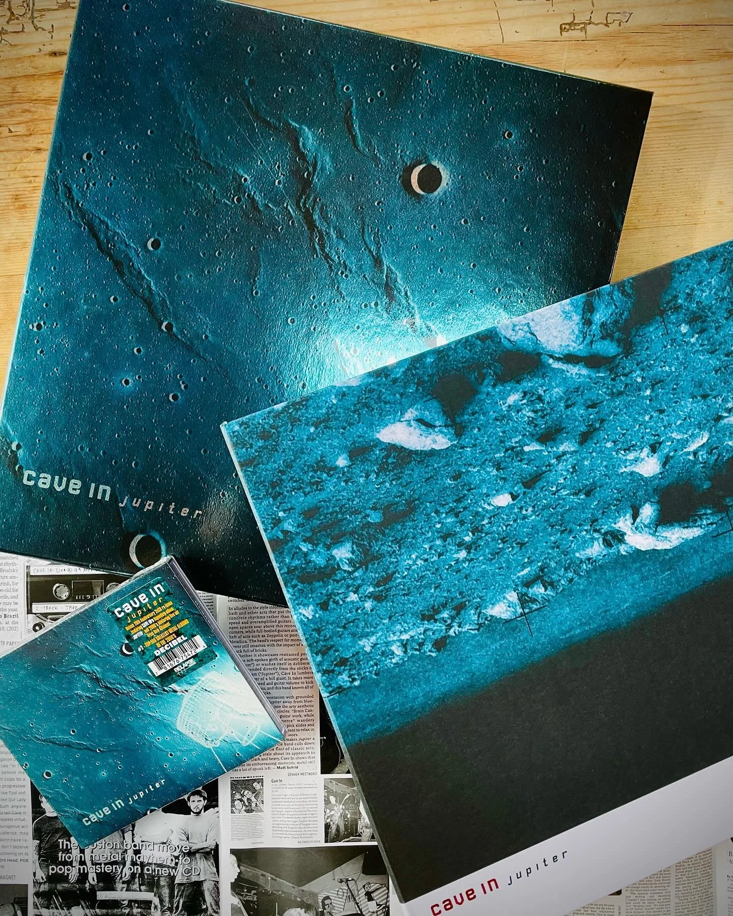 I SHOULD OPEN MY MAIL MORE OFTEN #4 - this might be the most beautiful package I have ever seen!  Just received this 25th Anniversary box set re-Issue of @cave_in_boston JUPITER on @relapserecords which includes their live set that I recorded @newall