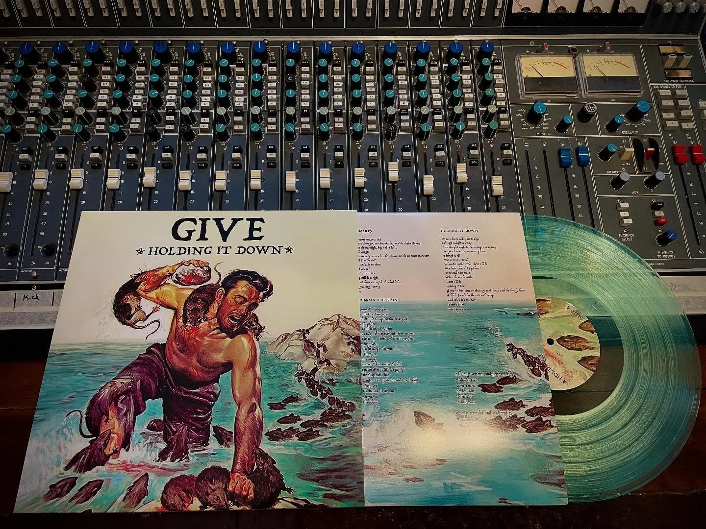 I SHOULD OPEN MY MAIL MORE OFTEN #5 - Thick Vinyl for thick noises!  A total surprise package&hellip;.Early 2000&rsquo;s Boston Juggernaut GIVE have put together a selection of songs from their brief time together and made a stunning record out of it