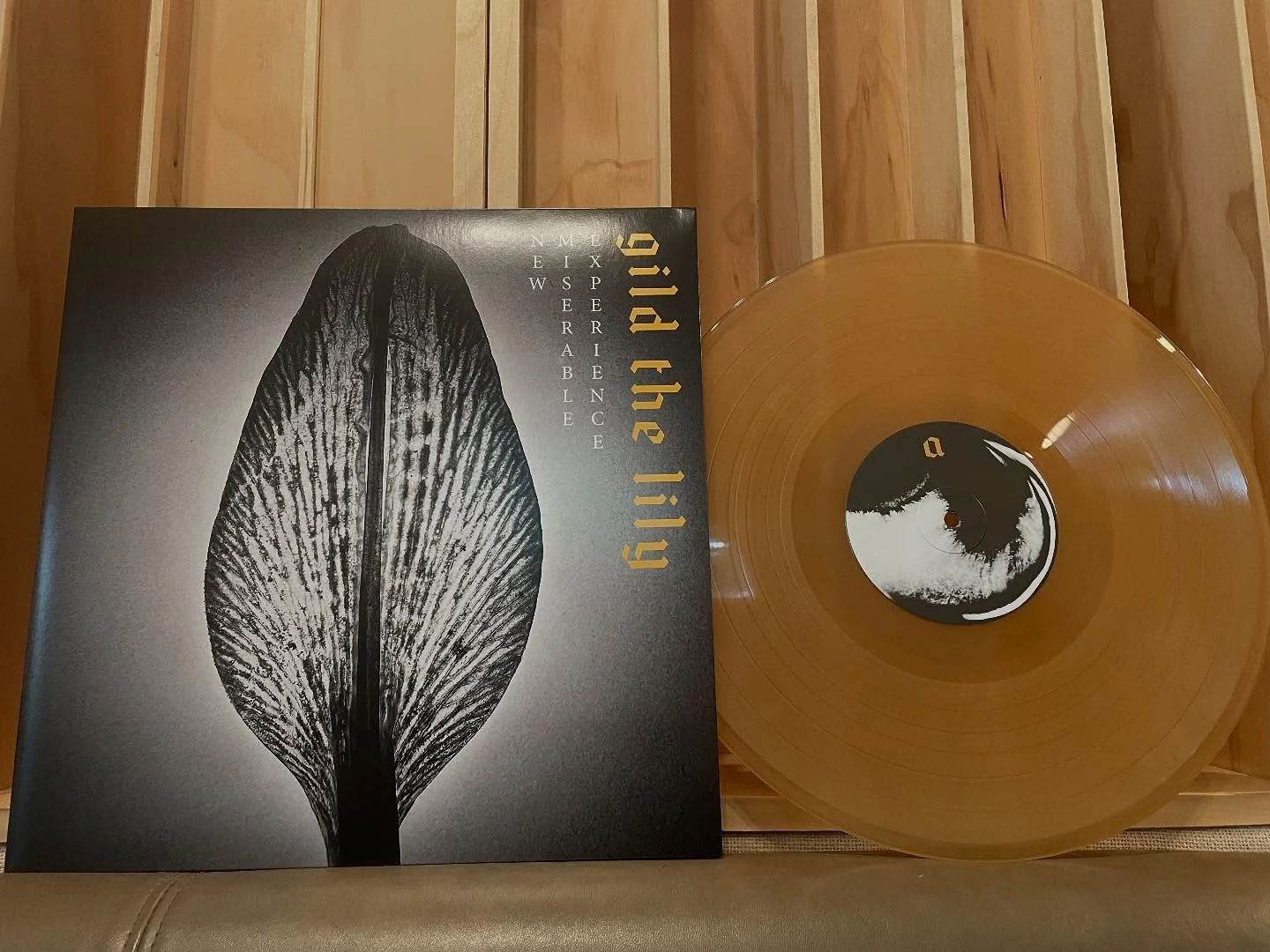I SHOULD OPEN MY MAIL MORE OFTEN #6

I did not see the gatefold coming!  An amazing physical artifact from a special release.  Thank you @newmiserableexperience for getting me this copy of GILD THE LILY out on @pelagic_records  The vinyl color is so 