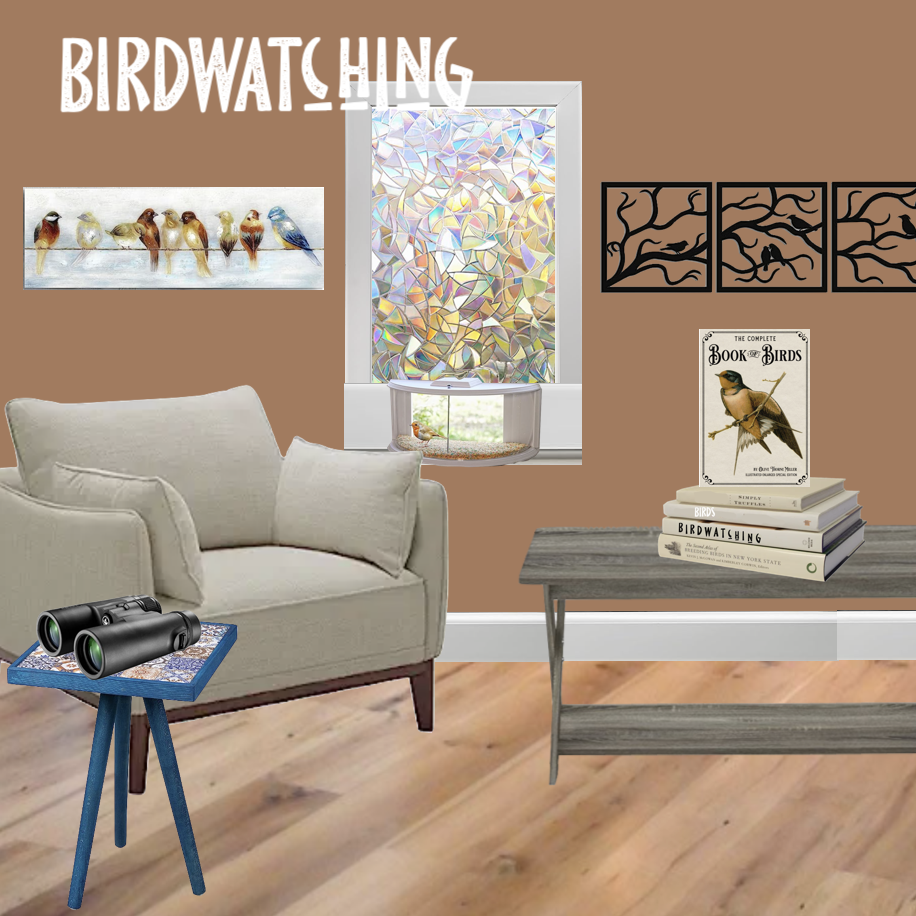 Birdwatching living room