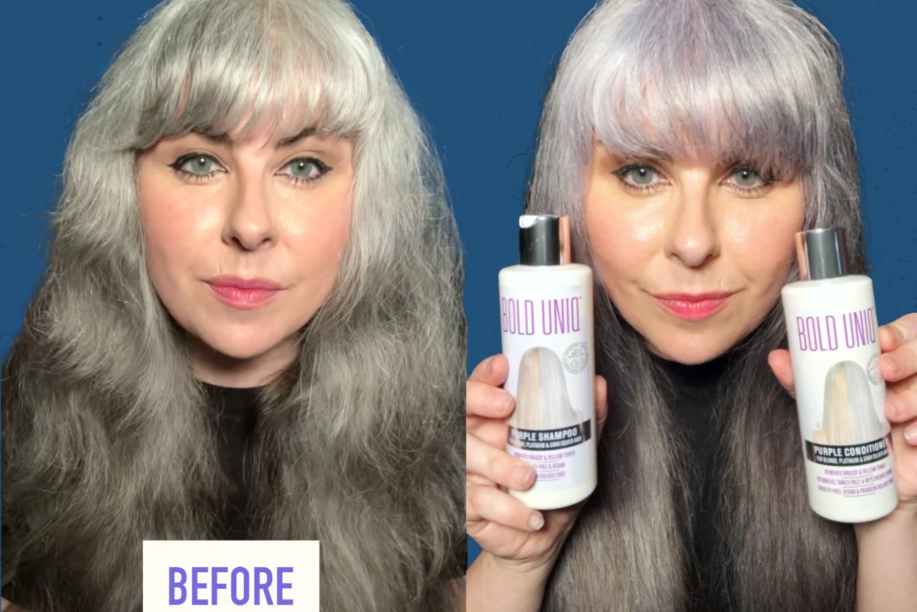 Transform Your Hair with Bold Uniq: A Review of the Purple Shampoo, Conditioner, & Mask Trio Gift Set
