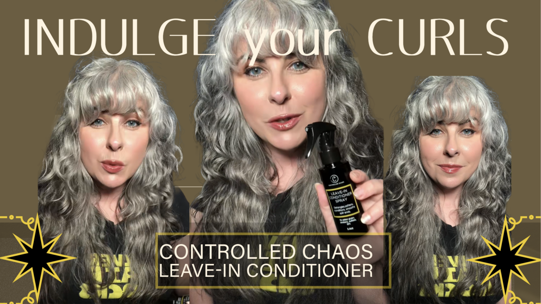 Controlled Chaos Leave-In Conditioner Spray for Soft, Shiny Curls