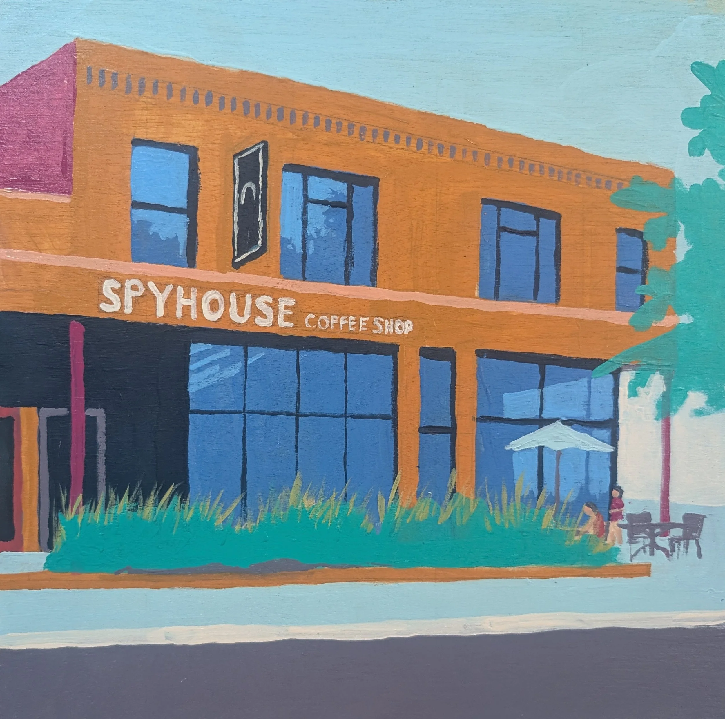 Spyhouse (2026) 10"x10"