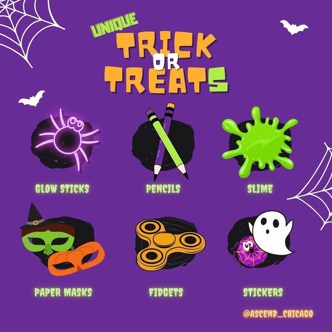 We love these simple ideas to make your trick or treat basket unique! Looking for a Halloween- themed craft activity for the whole family? Print out blank mask templates, and decorate them together! 🎃🕸

For information and support for kids, teens a