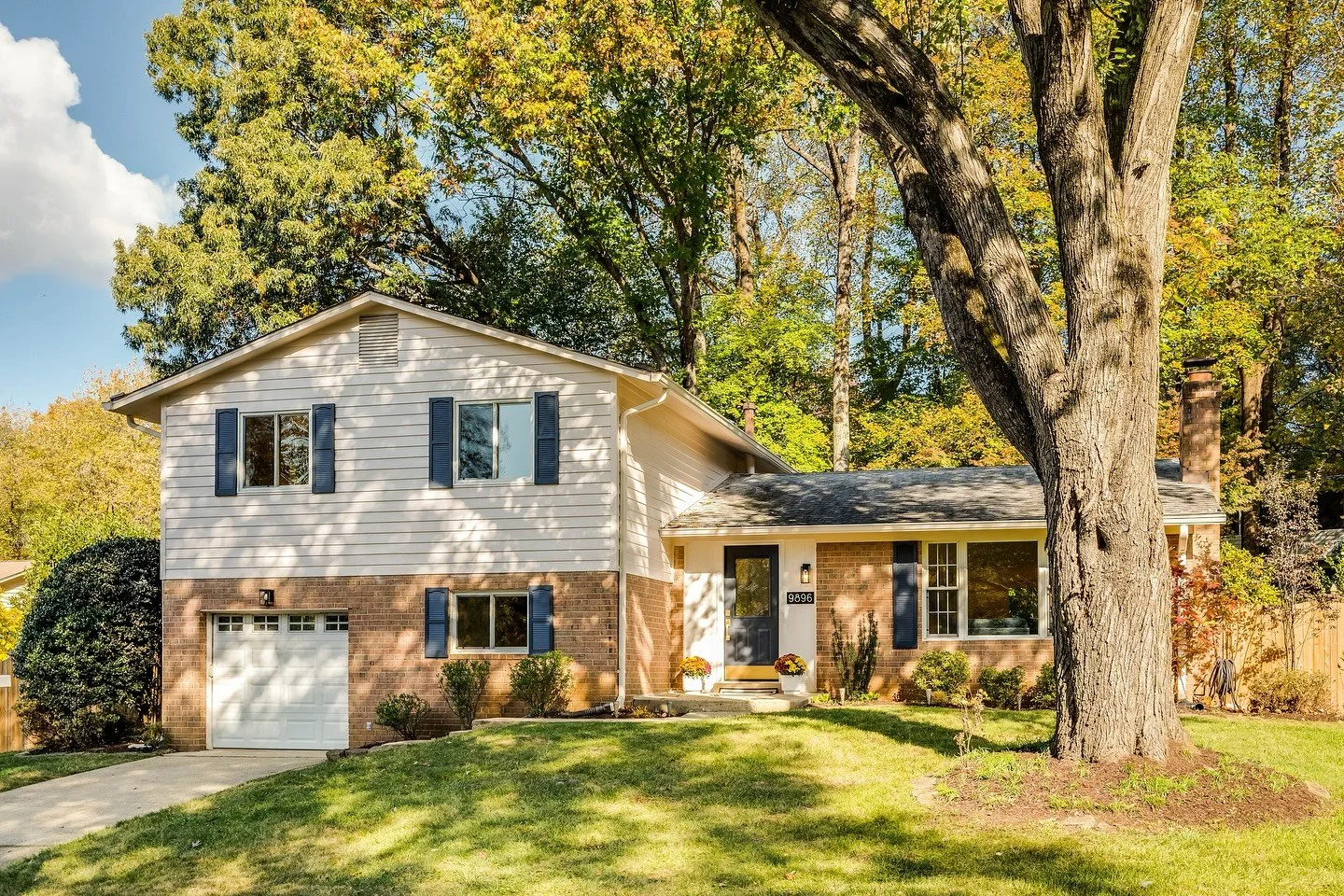 And now, swipe through for a closer look at this beauty at 9896 Becket Court.  Our sellers made sure their home would shine for its new buyers.  From FINDING OUT they had hardwood floors under their carpet (and refinishing them!) to adding new luxury