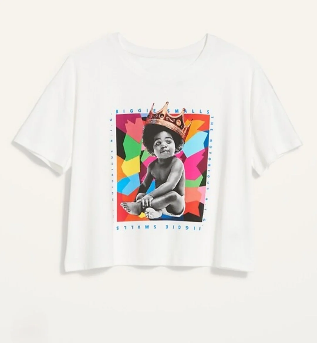 Biggie Smalls Crop Tshirt S/M