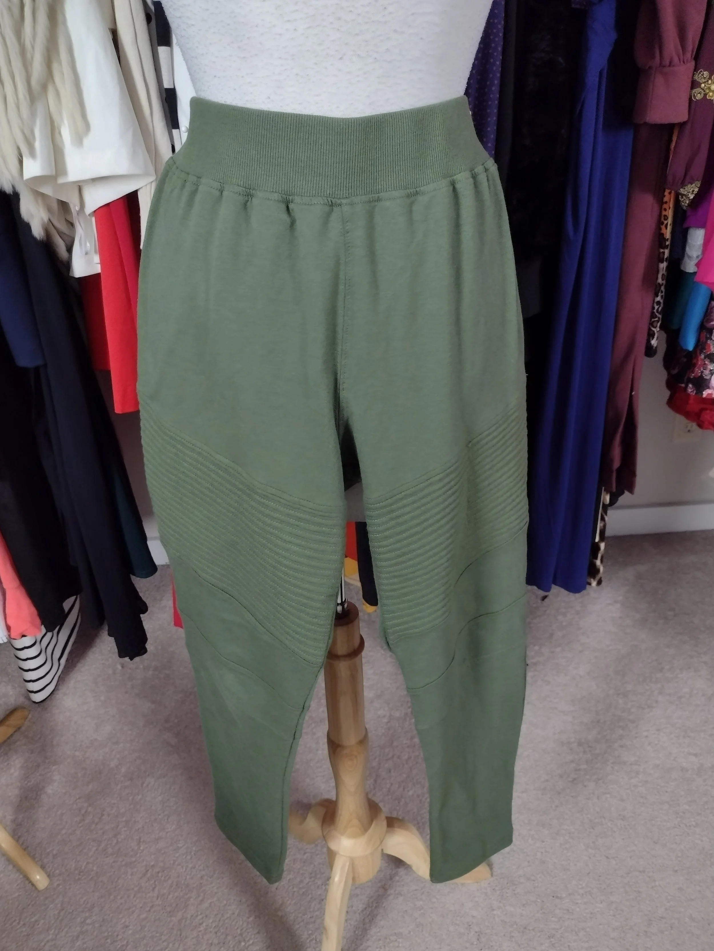 Olive Jogging Pants Size S/M