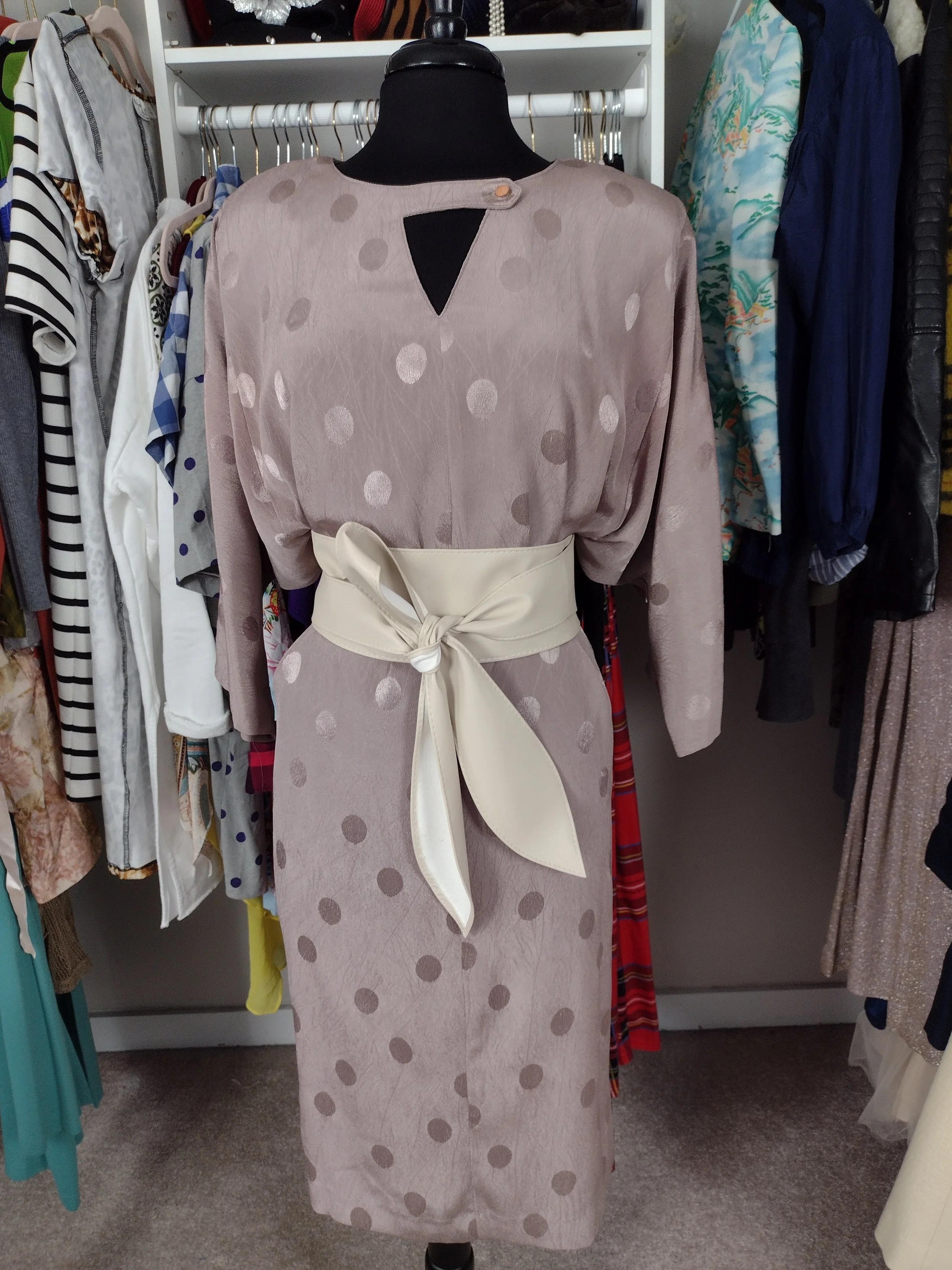 Vintage Polka Dot Dress Size 10/12