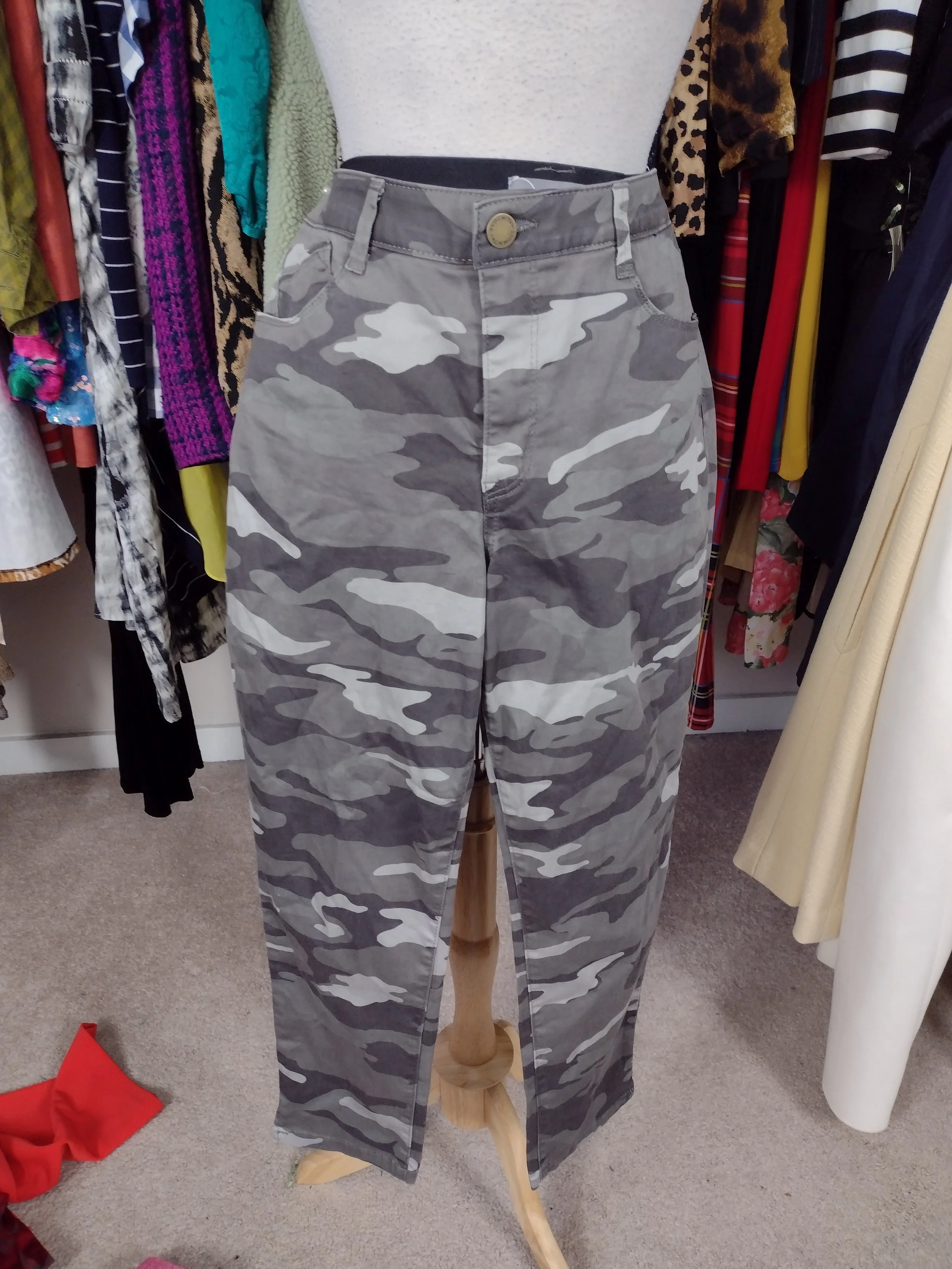NEW Wit &Wisdom Camo High Rise Jeans Size 10/12
