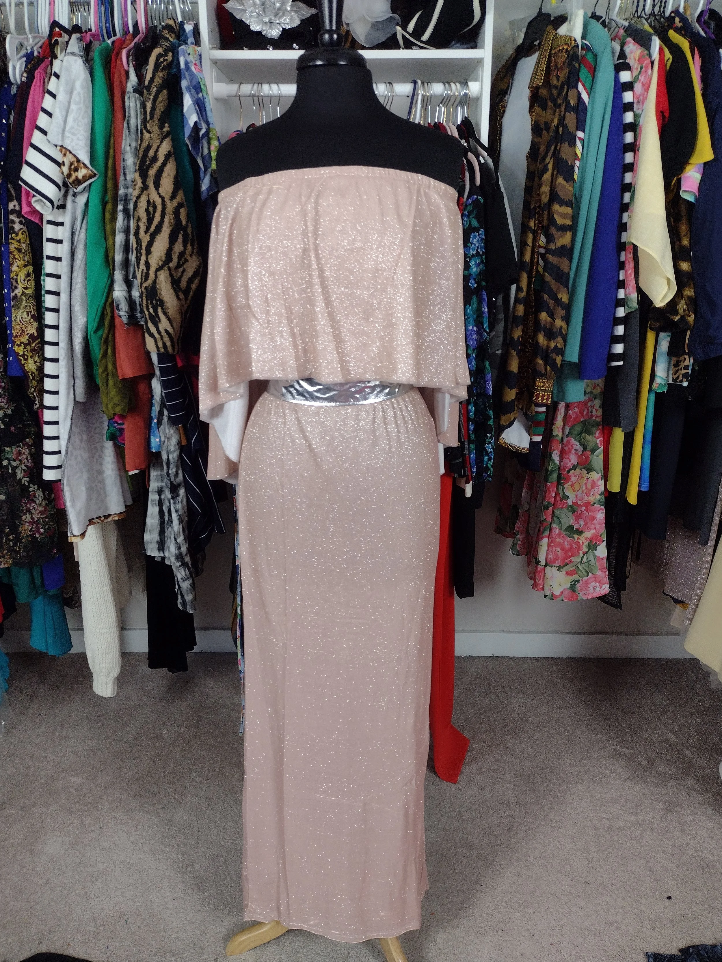 Rosegold Sparkle Dress Size up to size 10