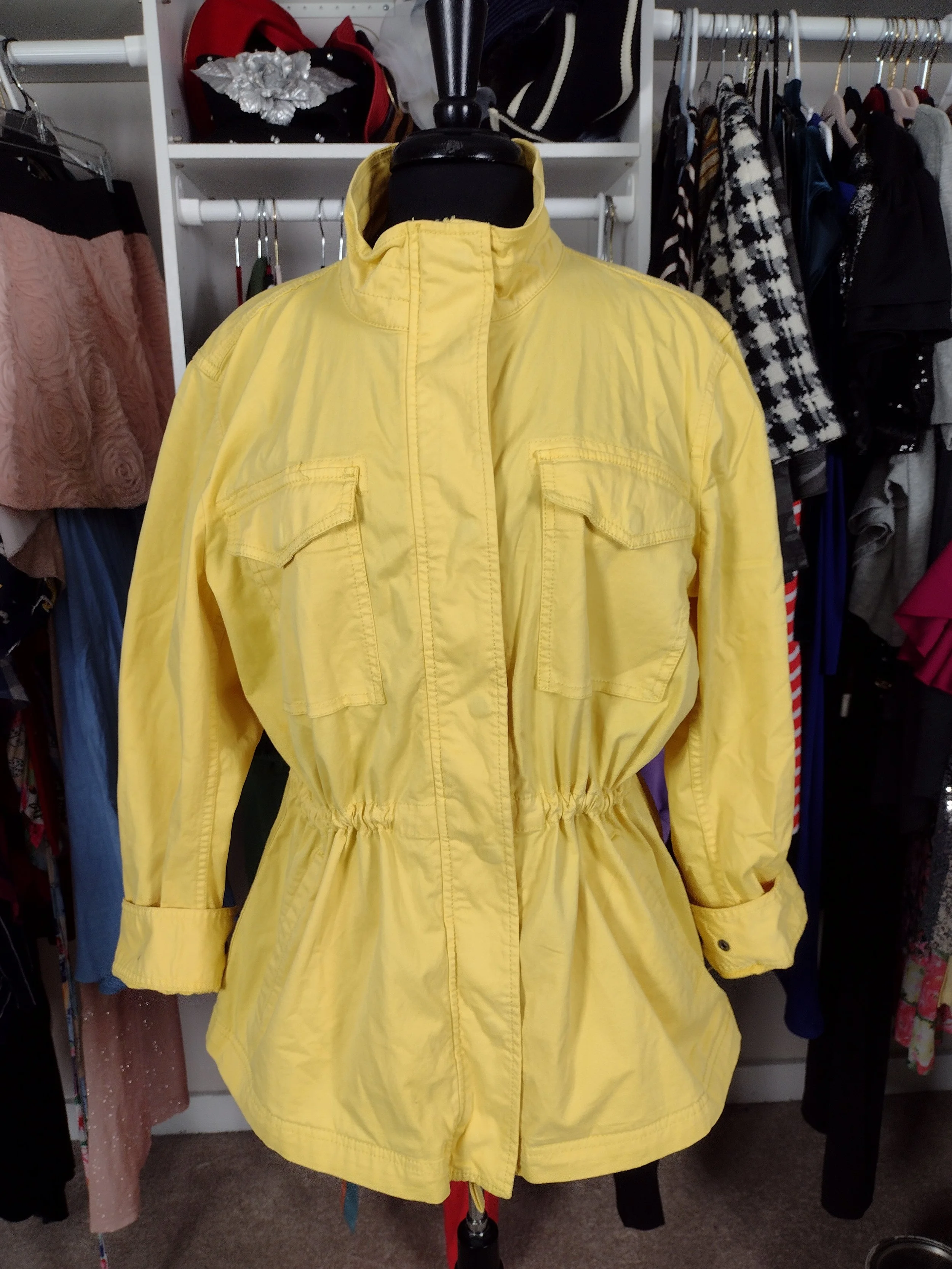 Style and Co Yellow Spring Jacket Size XL