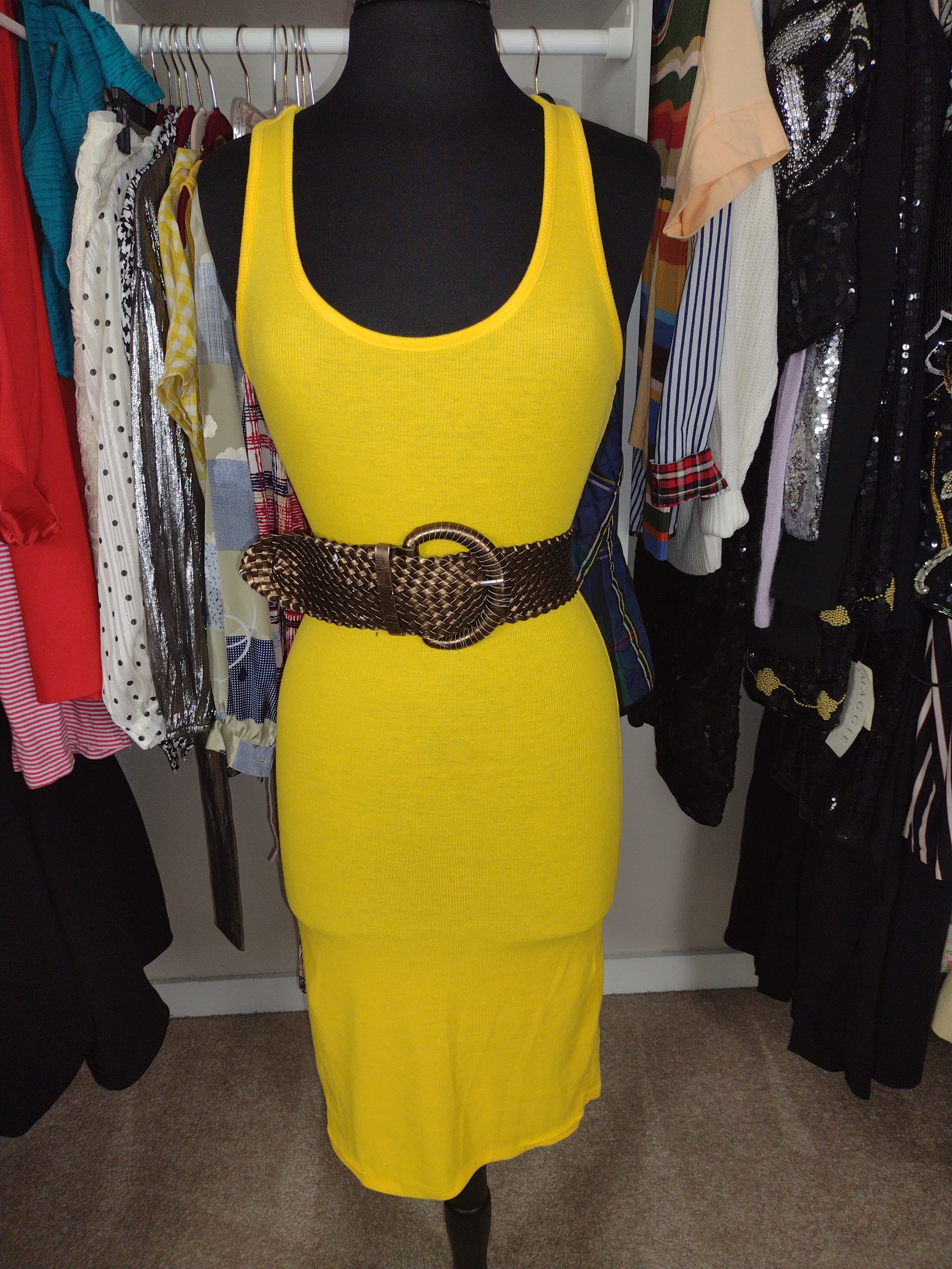 Yellow Tank Dress Size 8/12