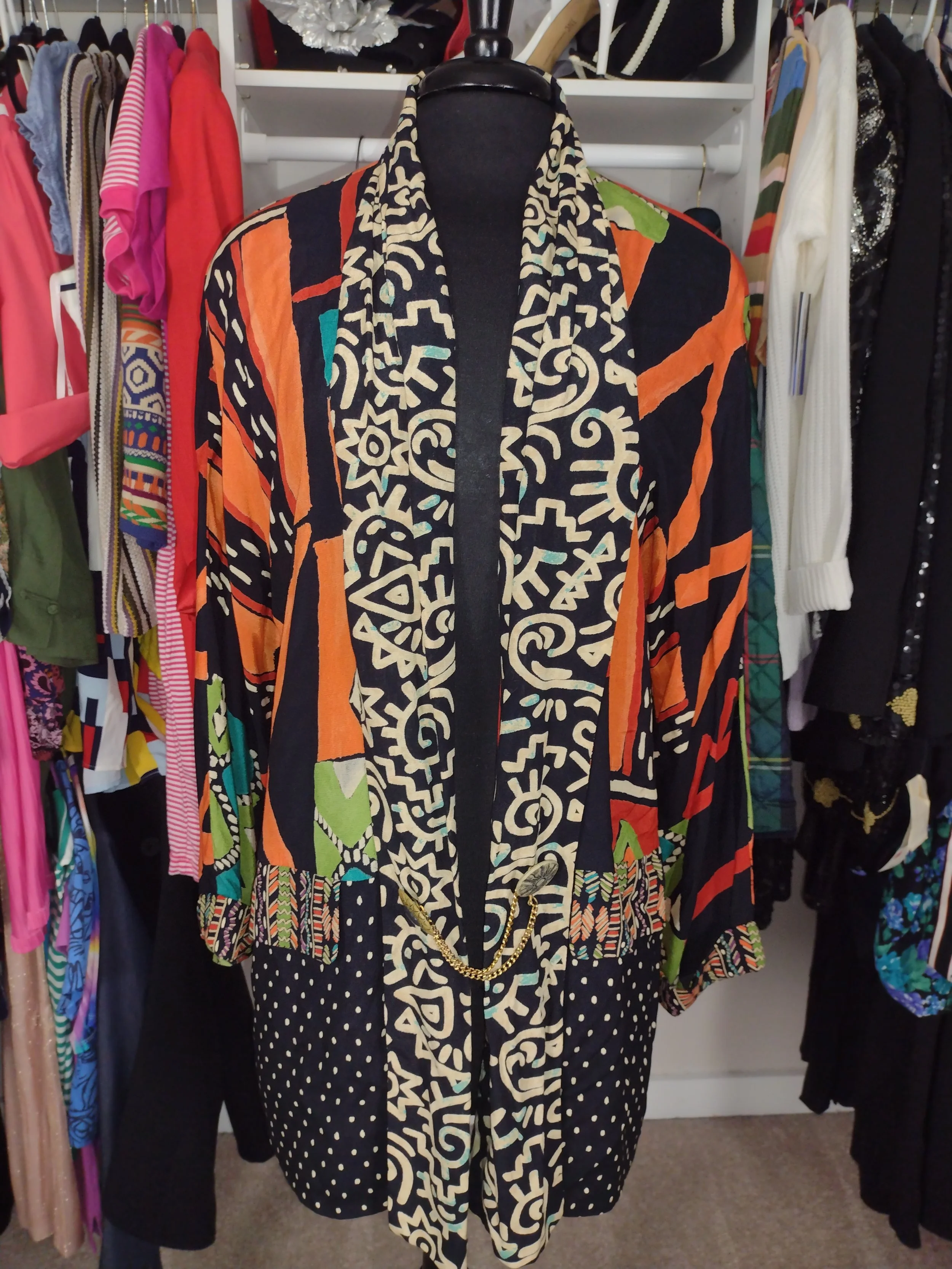 Carol Little Mixed Print Jacket size 10/12