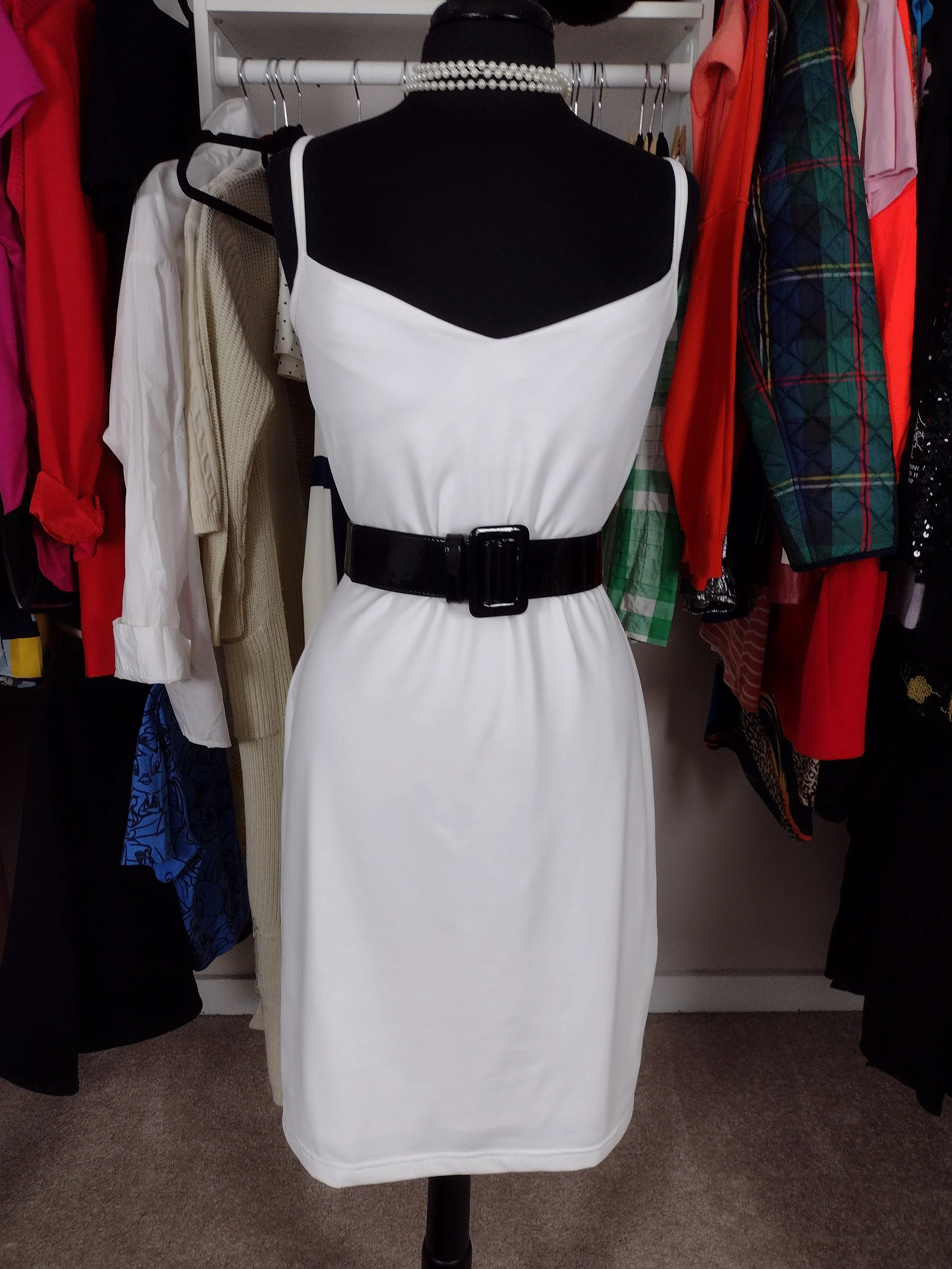 Hugo Buscati White Tank Dress Size 8/10