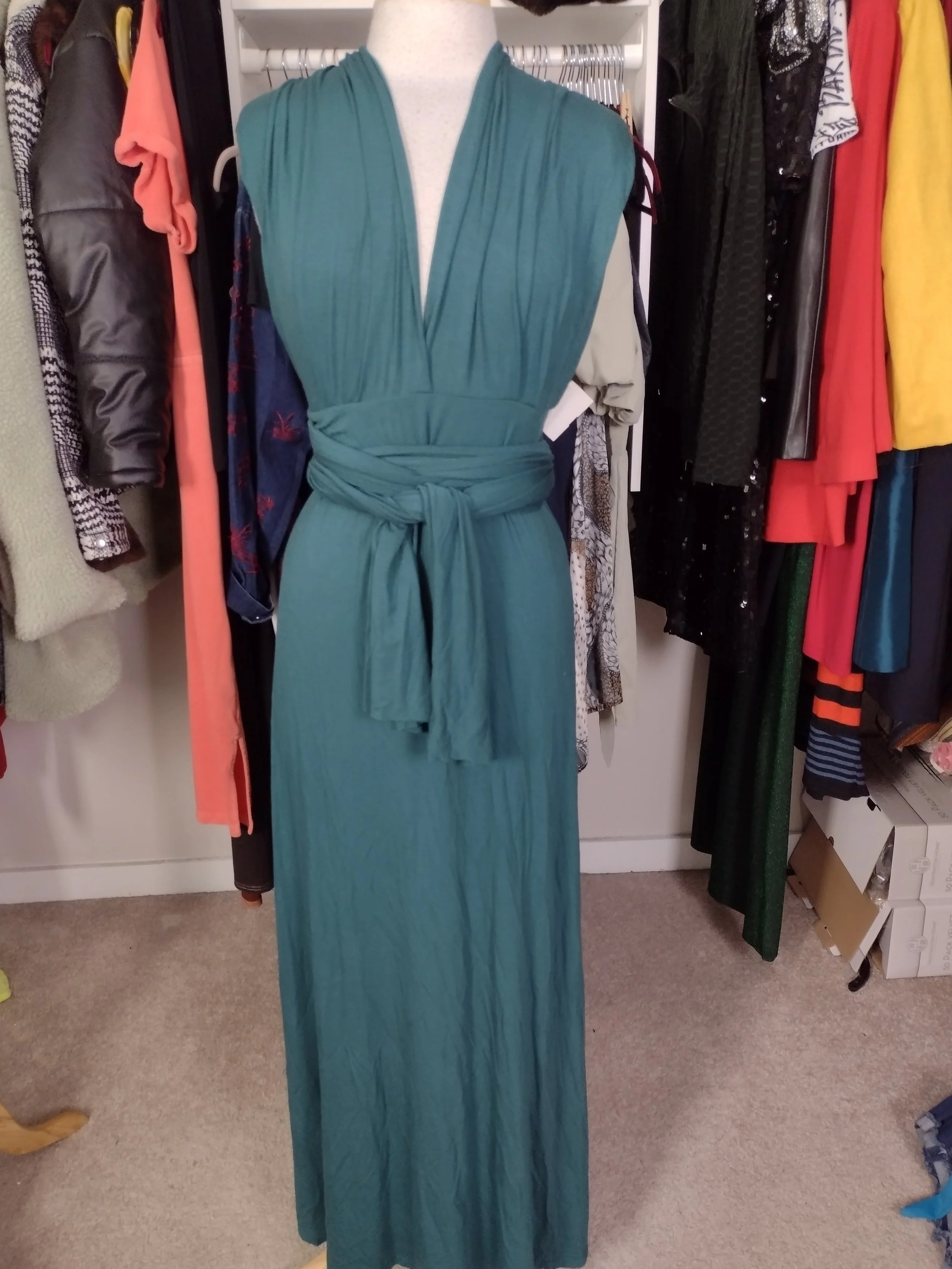 Seagreen Covertible Dress Size L