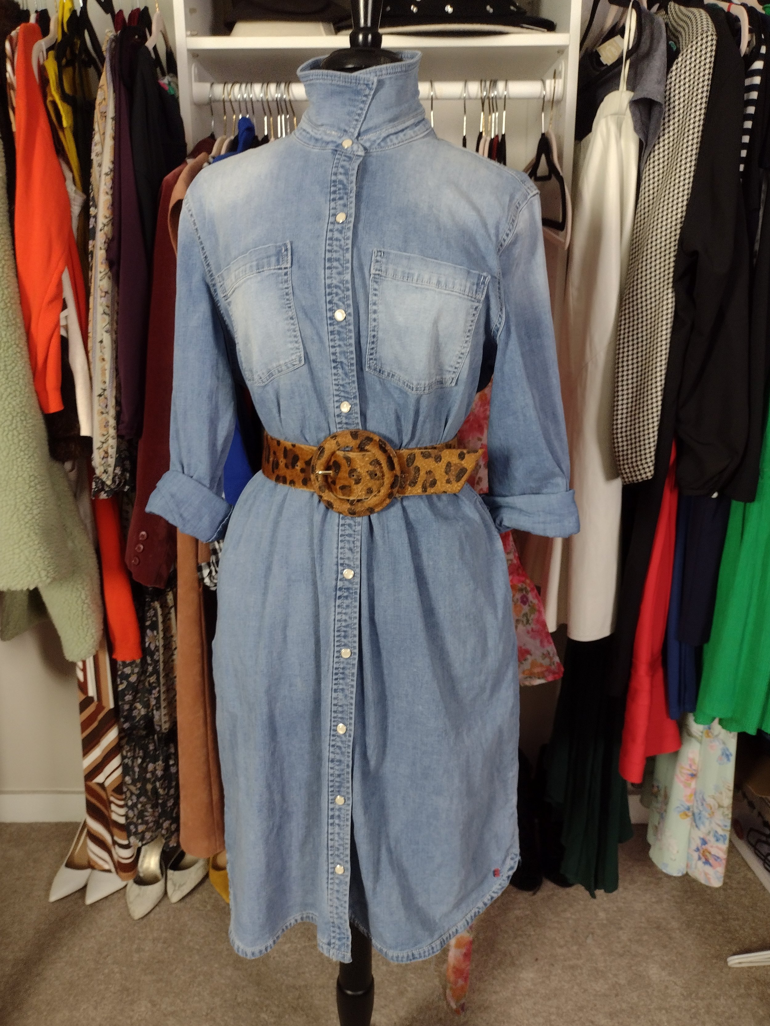 Denim Pocket Dress Size XL