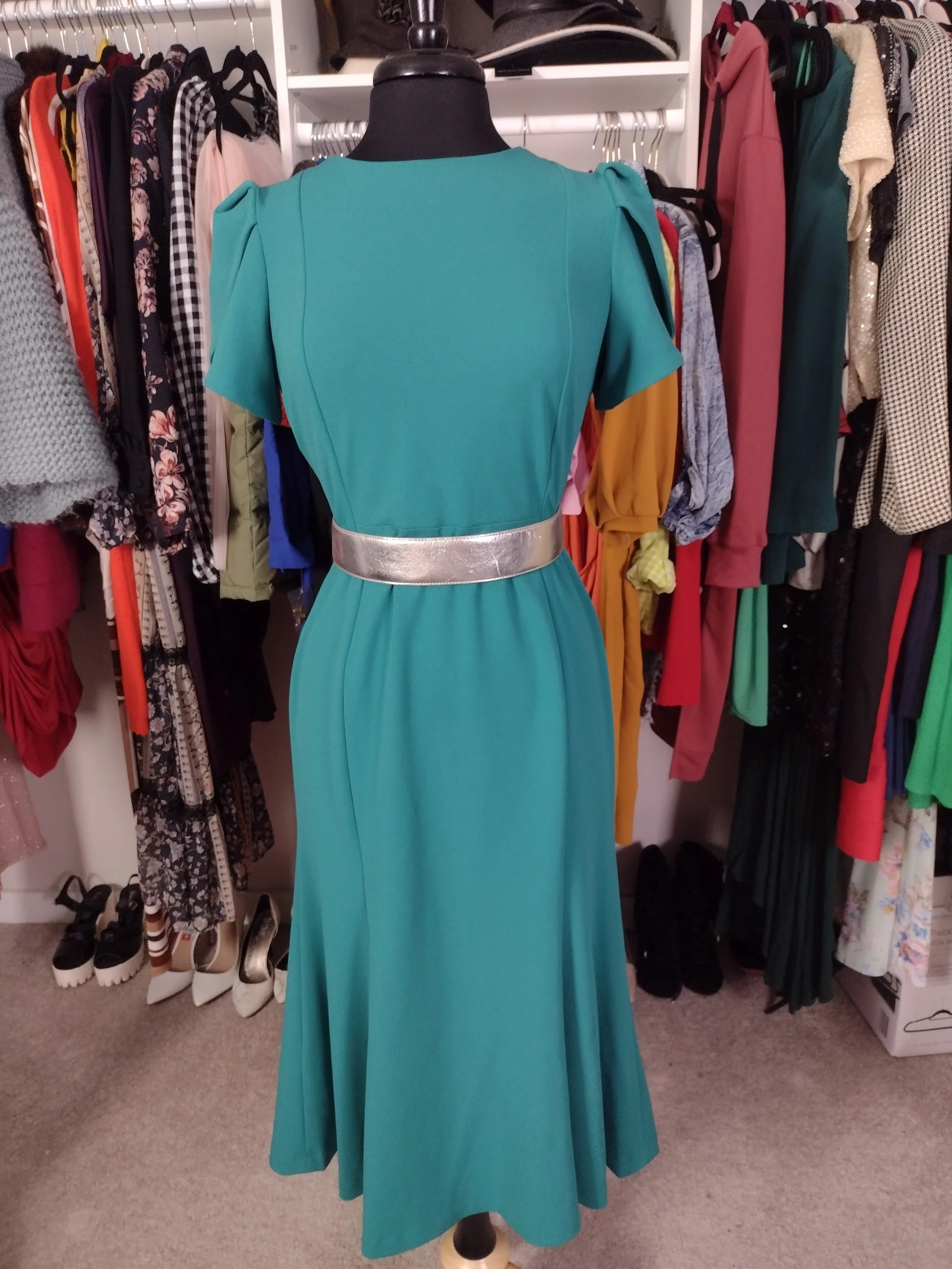 Calvin Klein Green Dress Size 8