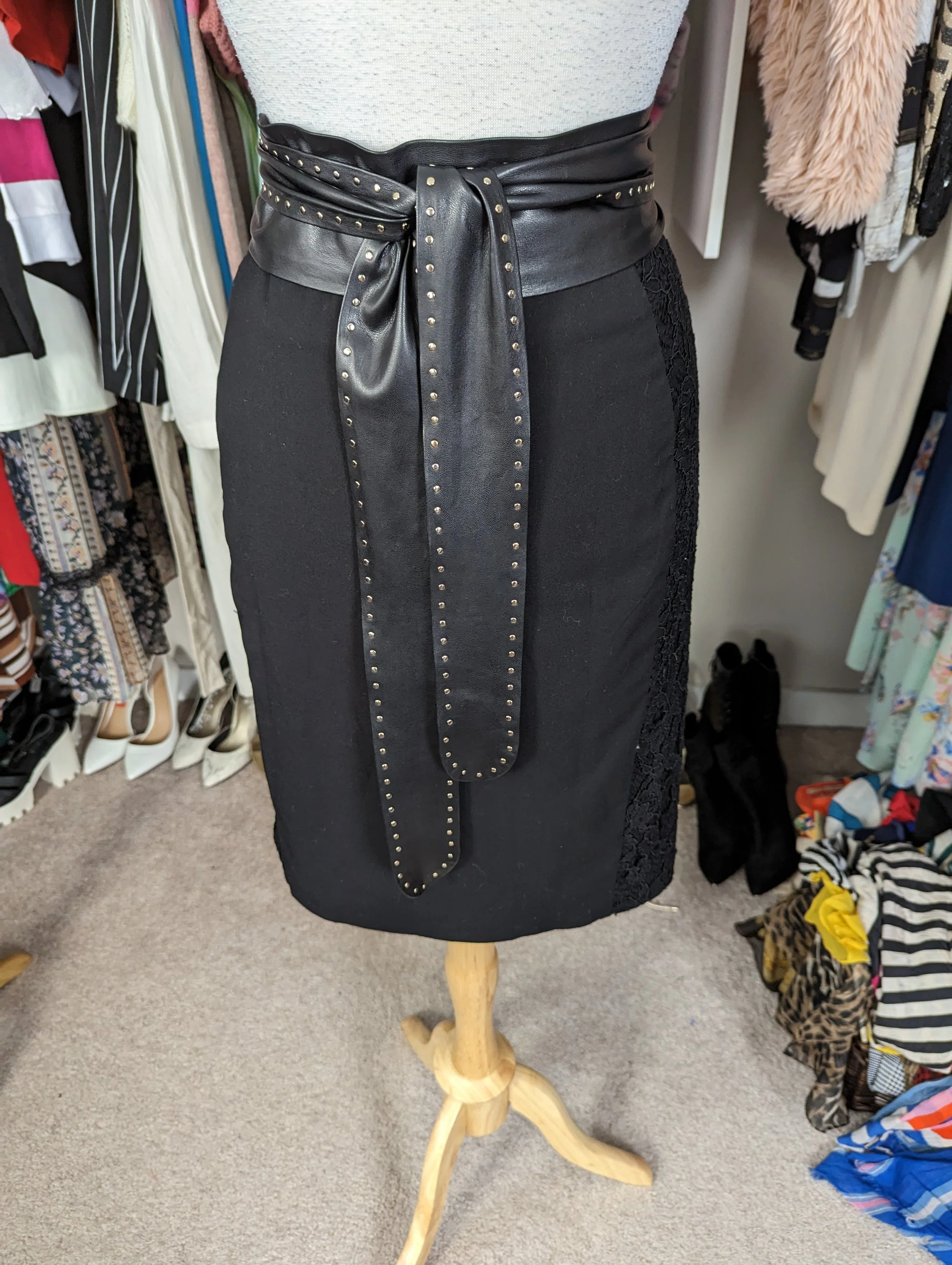 Black Lace Skirt Size 12