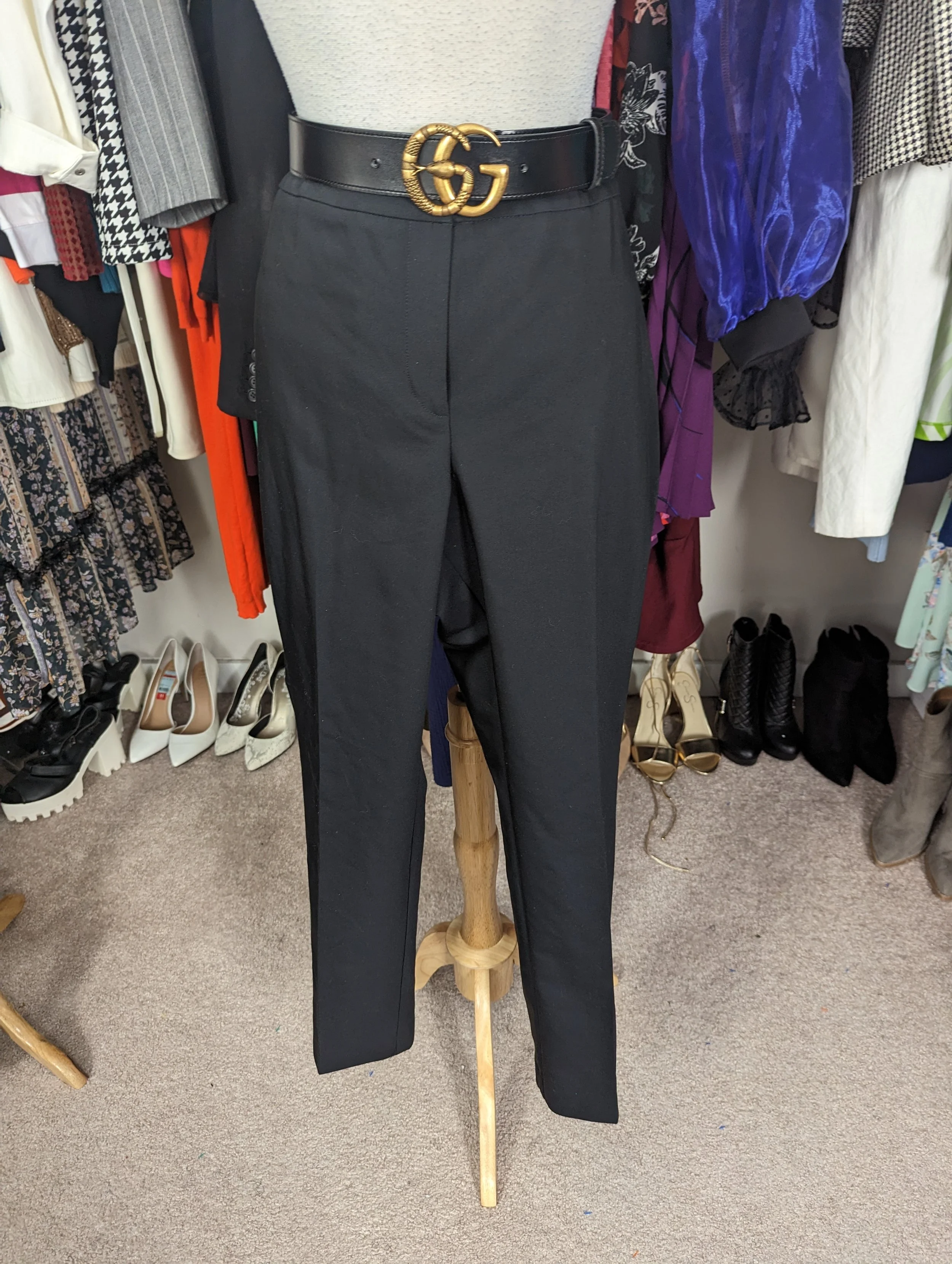 New Ann Taylor Black Curvy Pant Size 12
