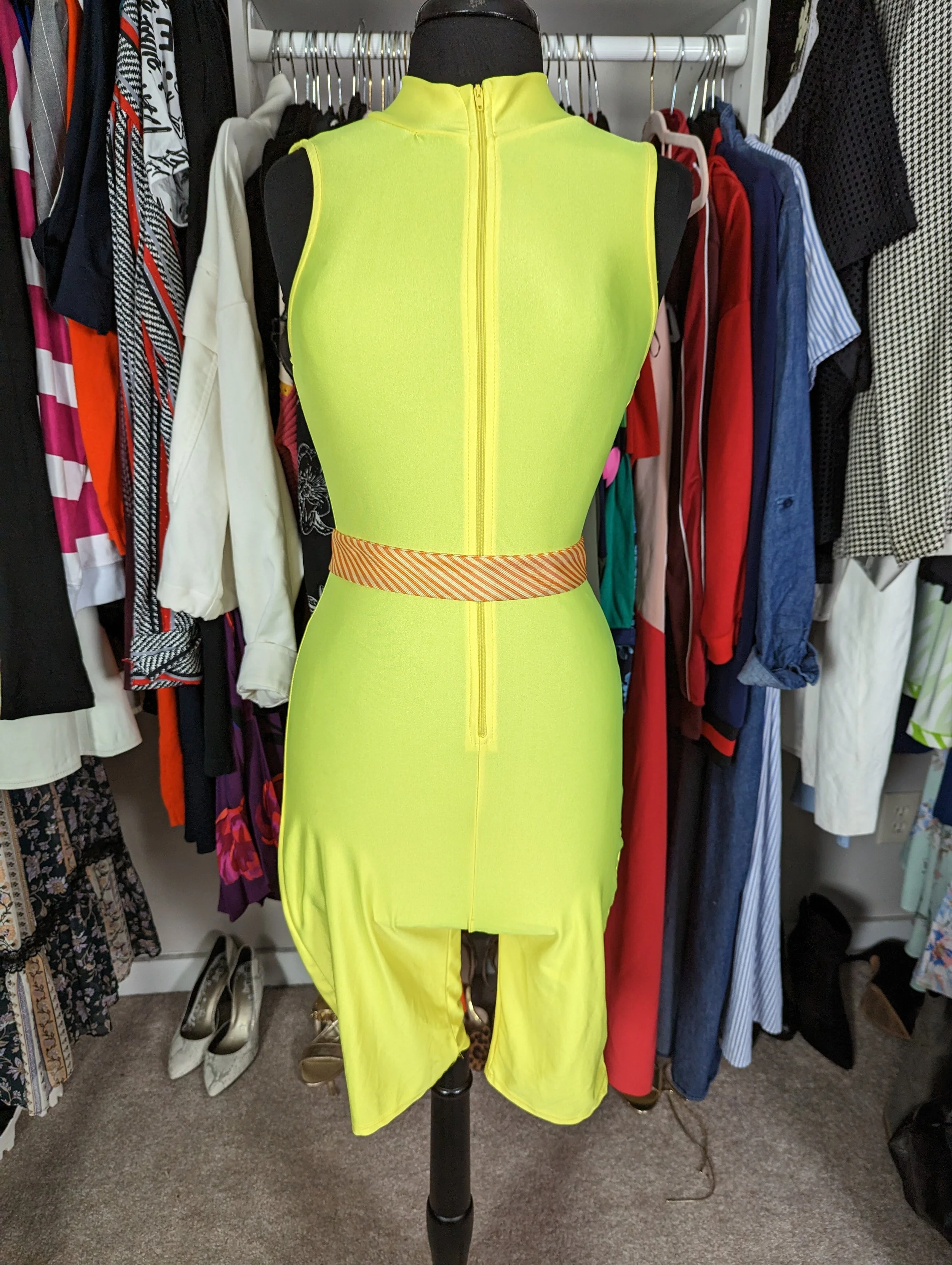 Yellow Biker Romper Size 10/12