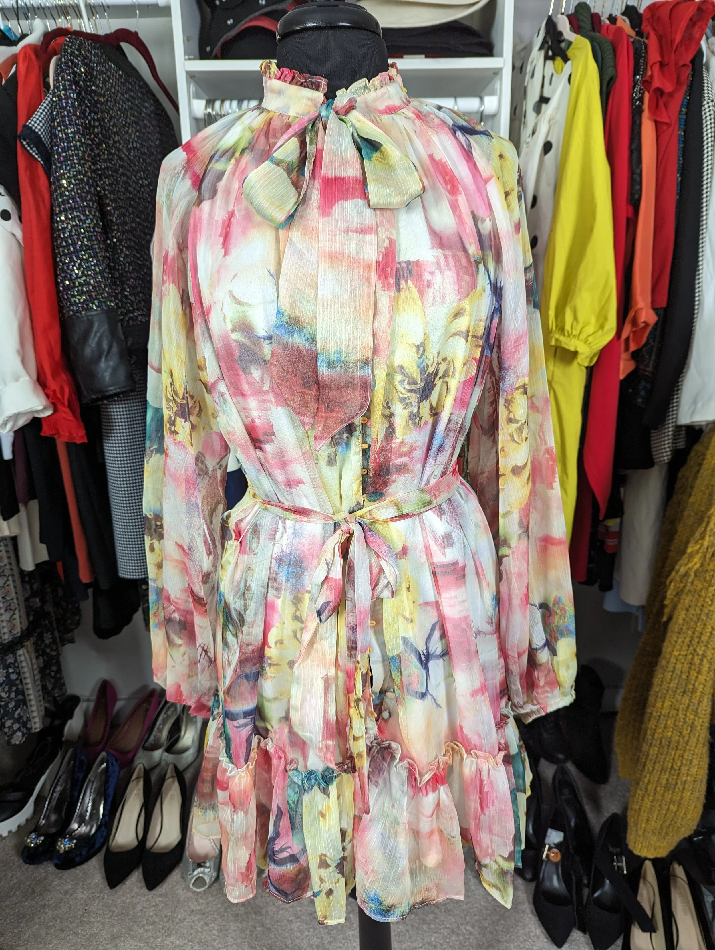 New Fashion Nova Floral Dress size-M