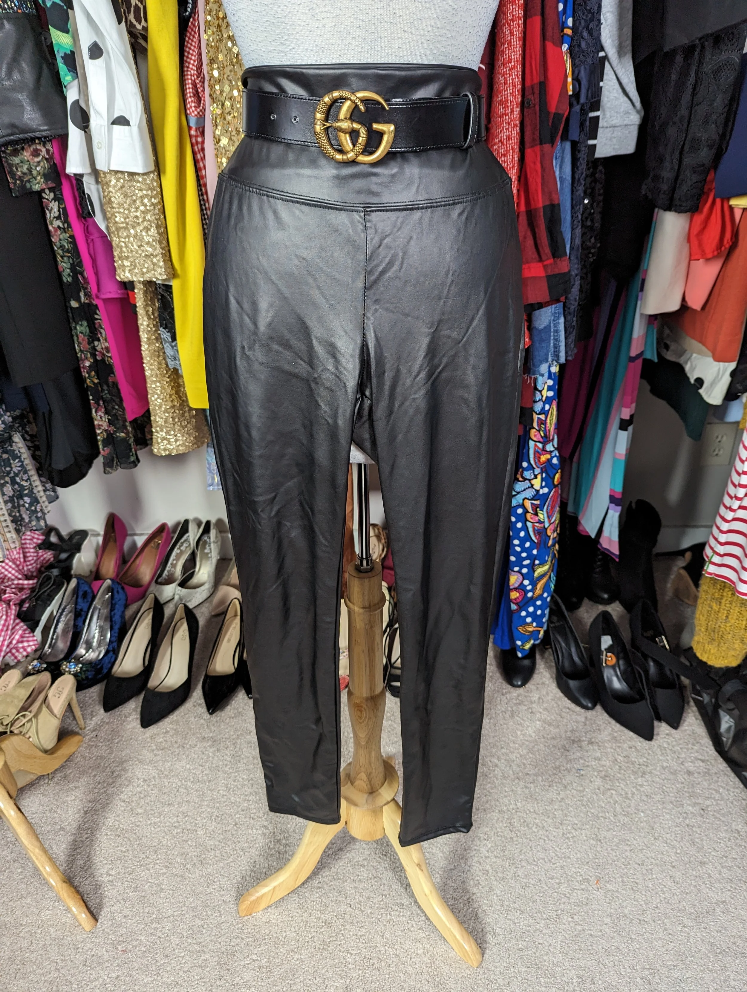 Leather Leggings Size 8/10
