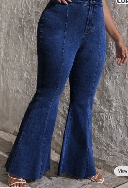 SHEIN High Waist Flare Leg Jeans Size 10/12
