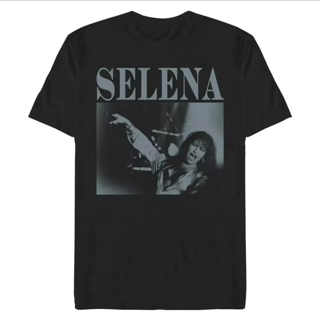 Black Selena Tshirt - M unisex