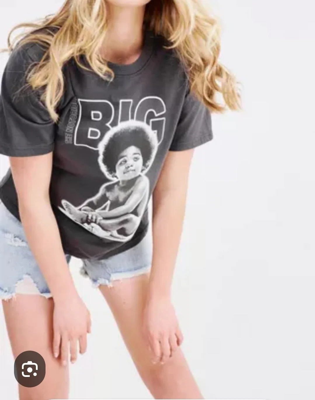 Notorious Big Poppa Tshirt Women's Large