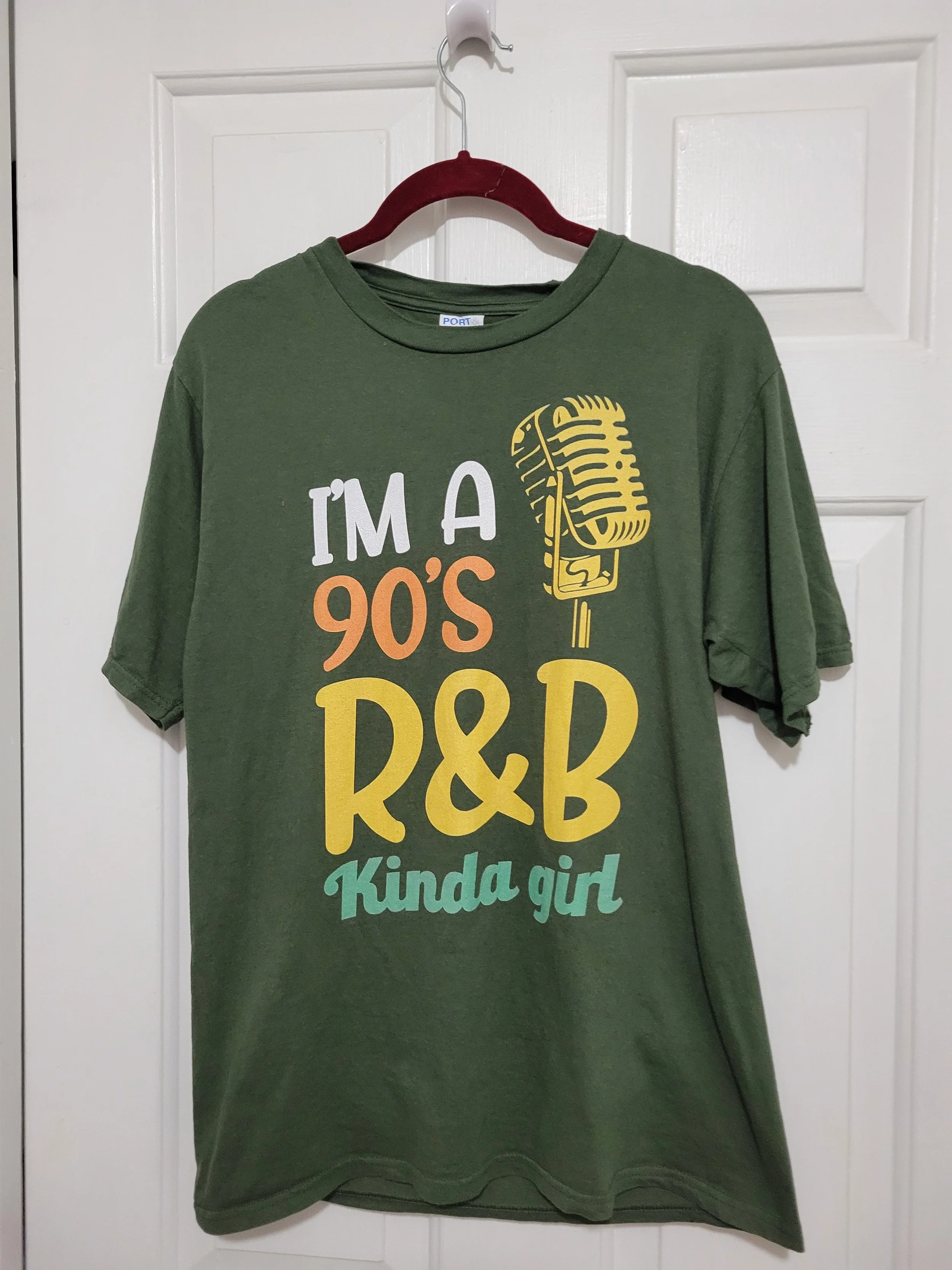 Olive 90s RB kinda girl Tee-S/M