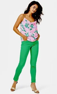 Lilly Pultizer Green South Ocean skinny fringe -12/small 14