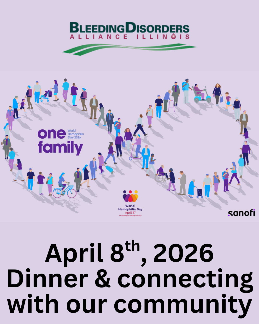 Educational dinner and celebration of World Hemophilia Day