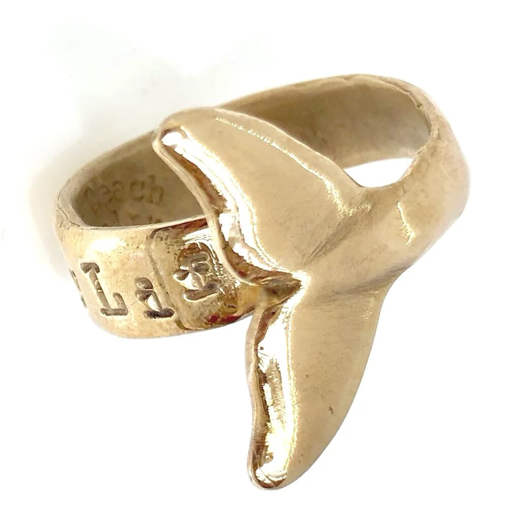 Whale Tail Ring, A Simple Sandy Life™, Dog Beach Jewelry