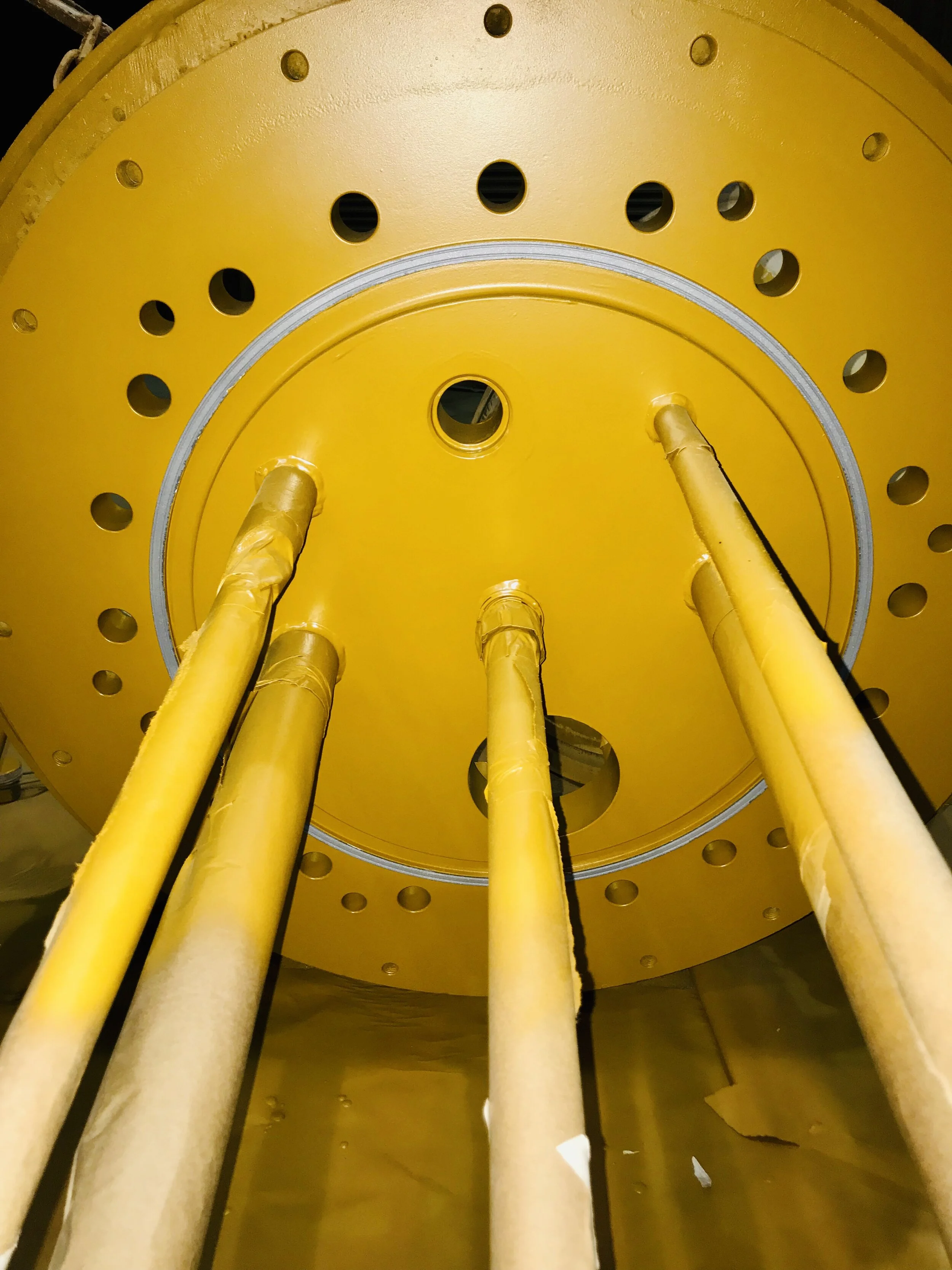 Coating to Bottom of the Fittings Plate.