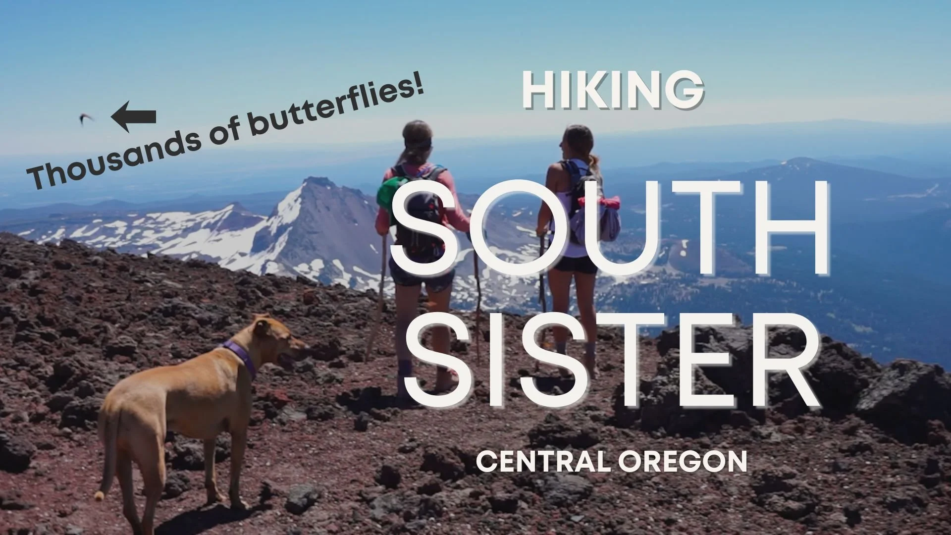 Hiking South Sister in Central Oregon