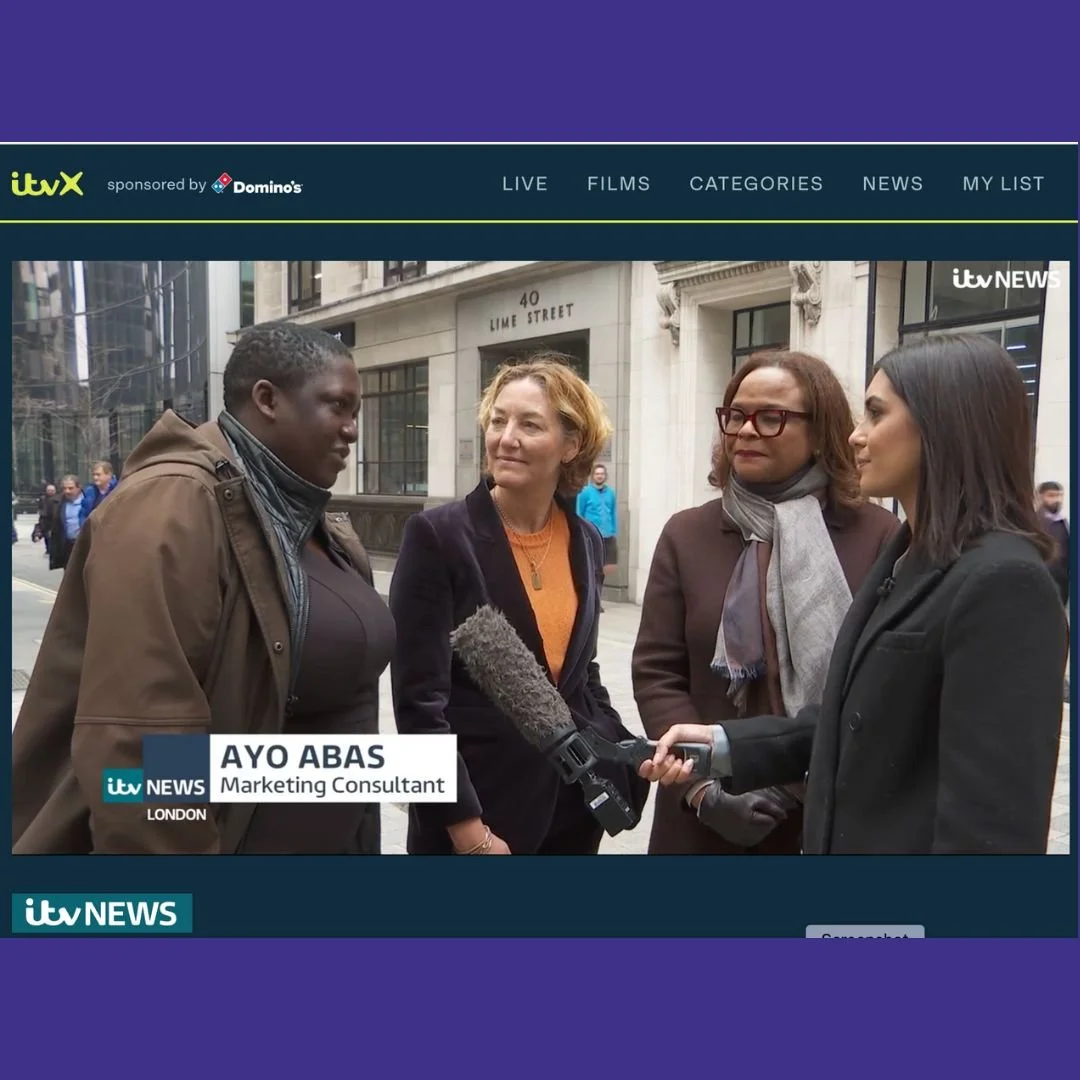 On ITV news part of Music In Offices City of Women 2024 