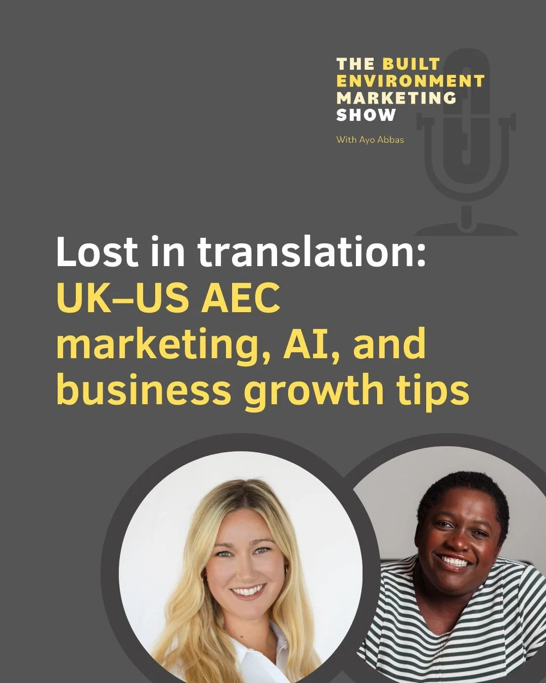 Ever wondered how different the US and UK architecture, engineering and construction is? And what the marketing trends are across the pond? Well, you&rsquo;re in luck, the latest episode of The Built Environment Marketing Show out today is a UK-US ma