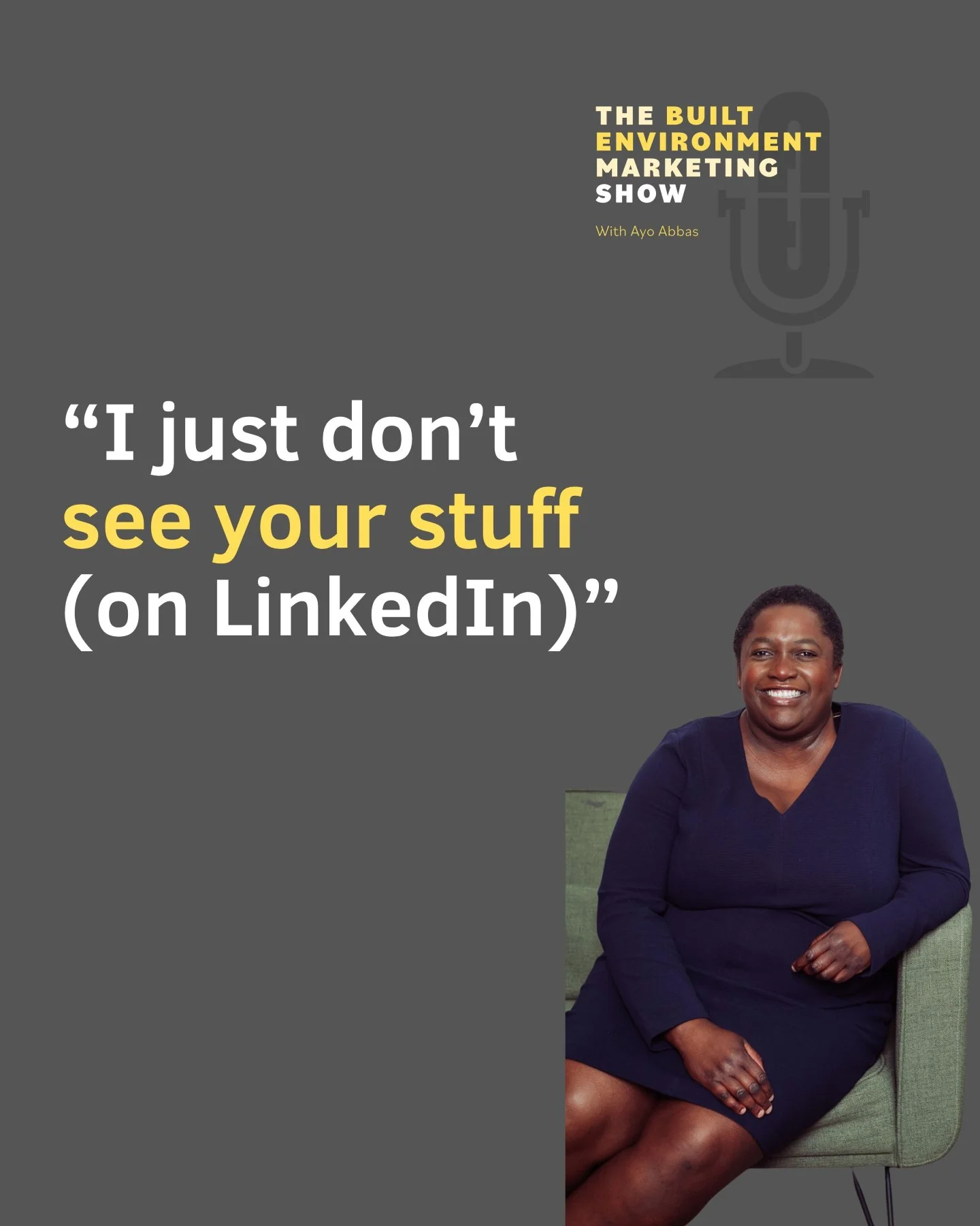 Out today &ndash; my latest solo podcast episode explores a conversation I had late last year with a friend of mine which made me reassess how I approach my approach to LinkedIn.

I share real data from my own LinkedIn performance including my impres