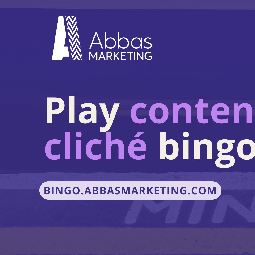 If you fancy a bit of lighthearted fun. 
Content Clich&eacute; Bingo. Tick off every "delivering excellence," "trusted partner" and "world-class" you spot out in the wild. You catch my drift. 
Play online here ⬇️ https:/