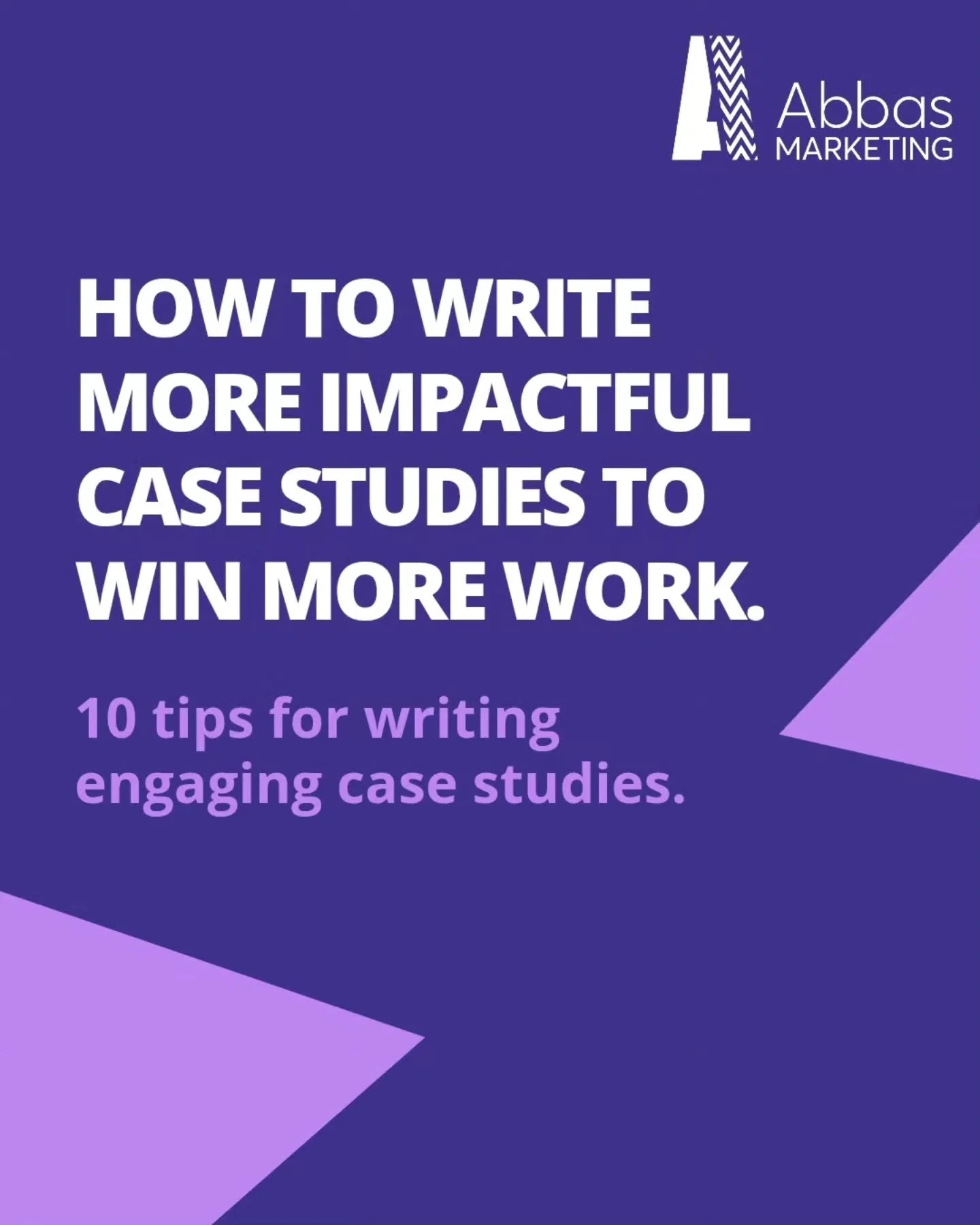 Writing impactful case studies is an important skill for architects and engineers to master.  It literally can be the reason why you do or don't win work.

Here are some ideas on figuring out which case studies and projects to write up as you can&rsq