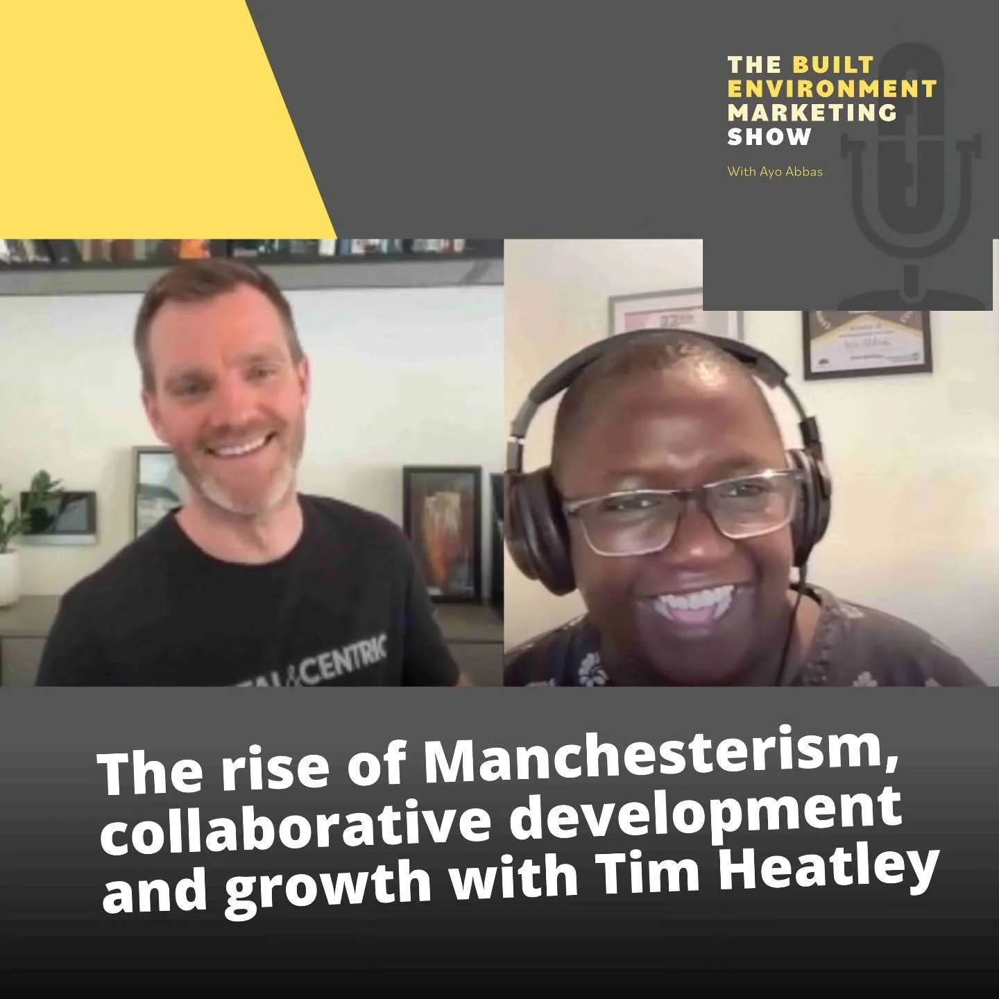 I met Tim Heatley from @Capital&amp;Centric at @UKREiiF earlier this year and asked if he'd come onto my podcast The Built Environment Marketing Show and he said yes. Anyway, early last week I got to talk to Tim online and honestly, it was a super in
