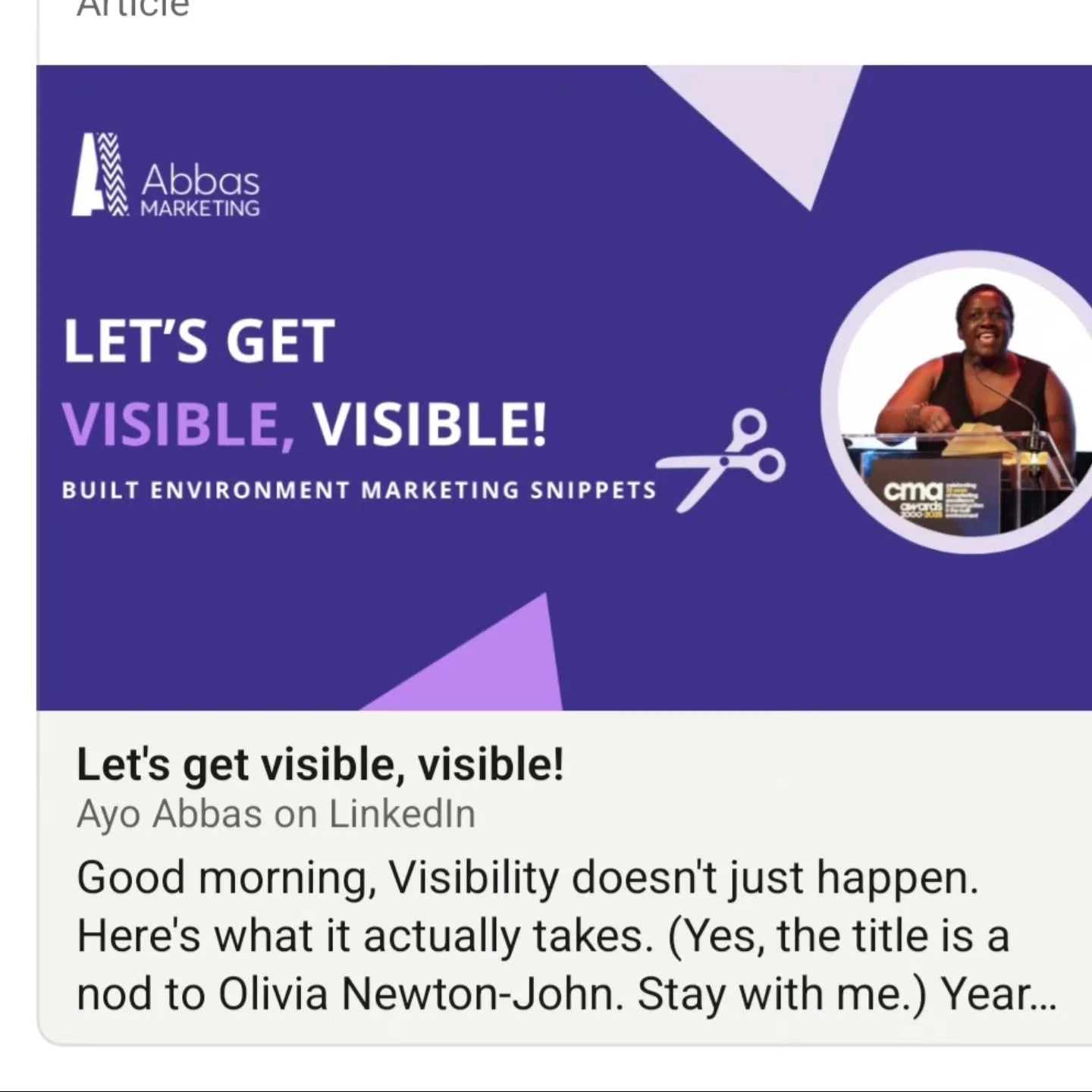 My latest LinkedIn newsletter is out. Head to my stories or link in bio to check it out.
